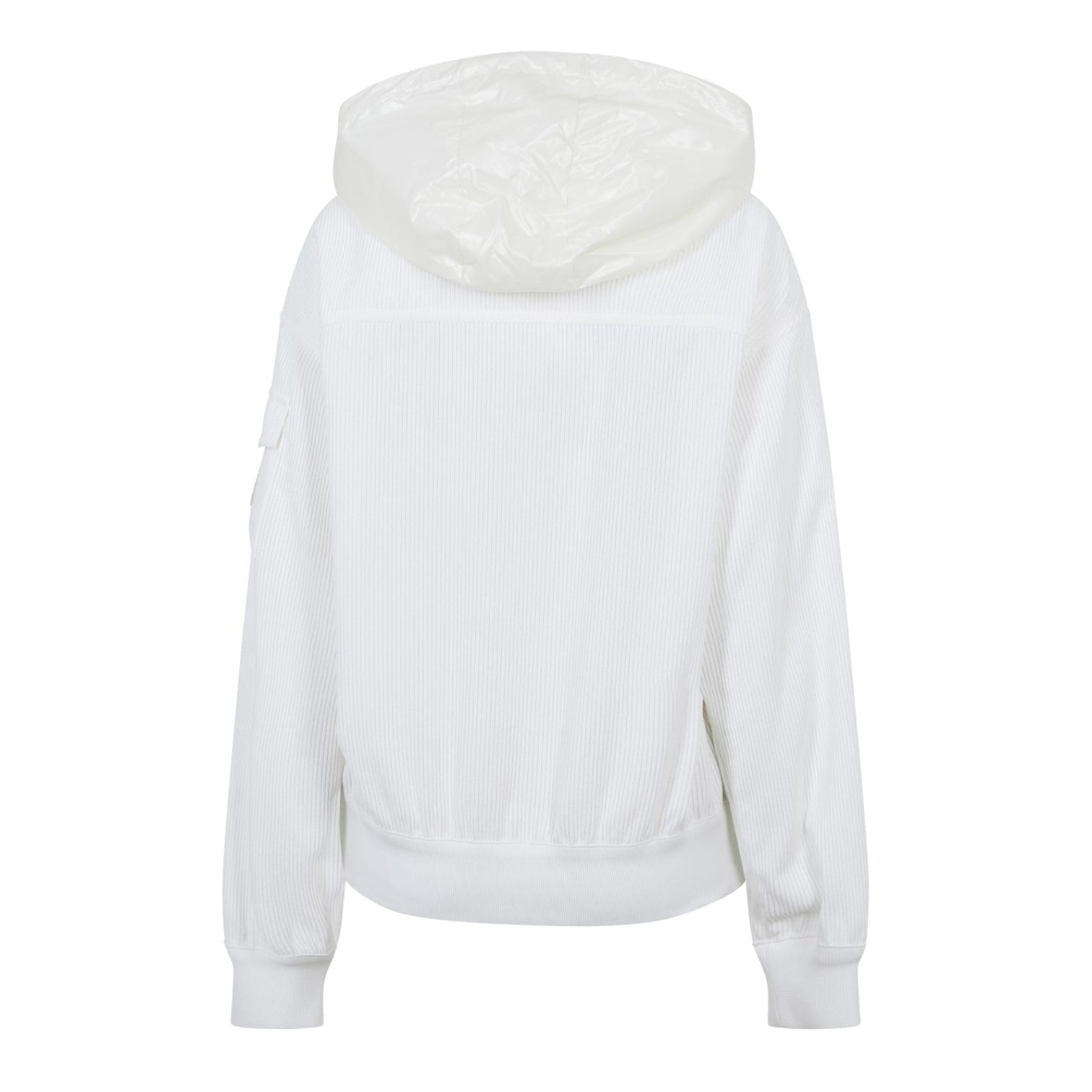 LUXURY HUB MONCLER RIBBED CORD HOODIE