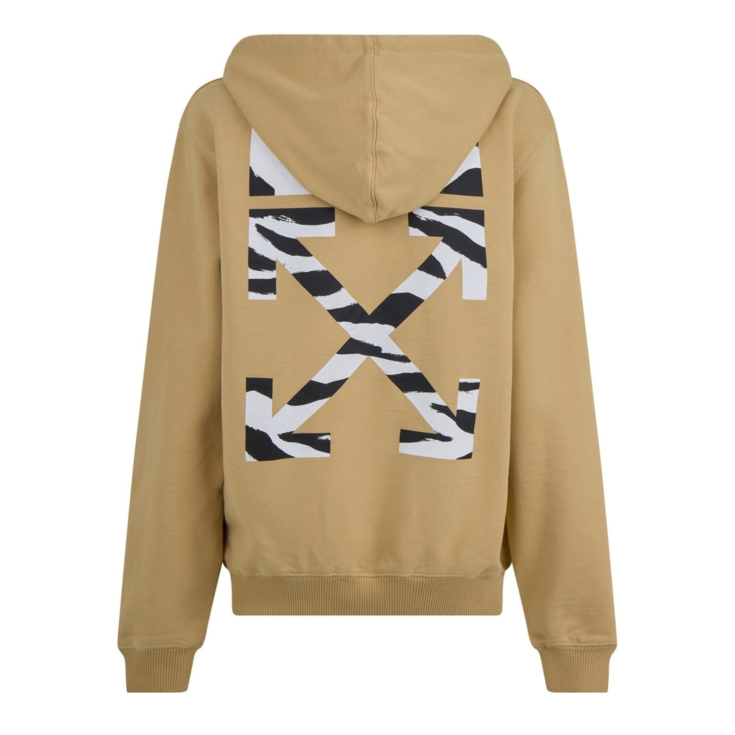 LUXURY HUB OFF WHITE ZEBRA HOODIE