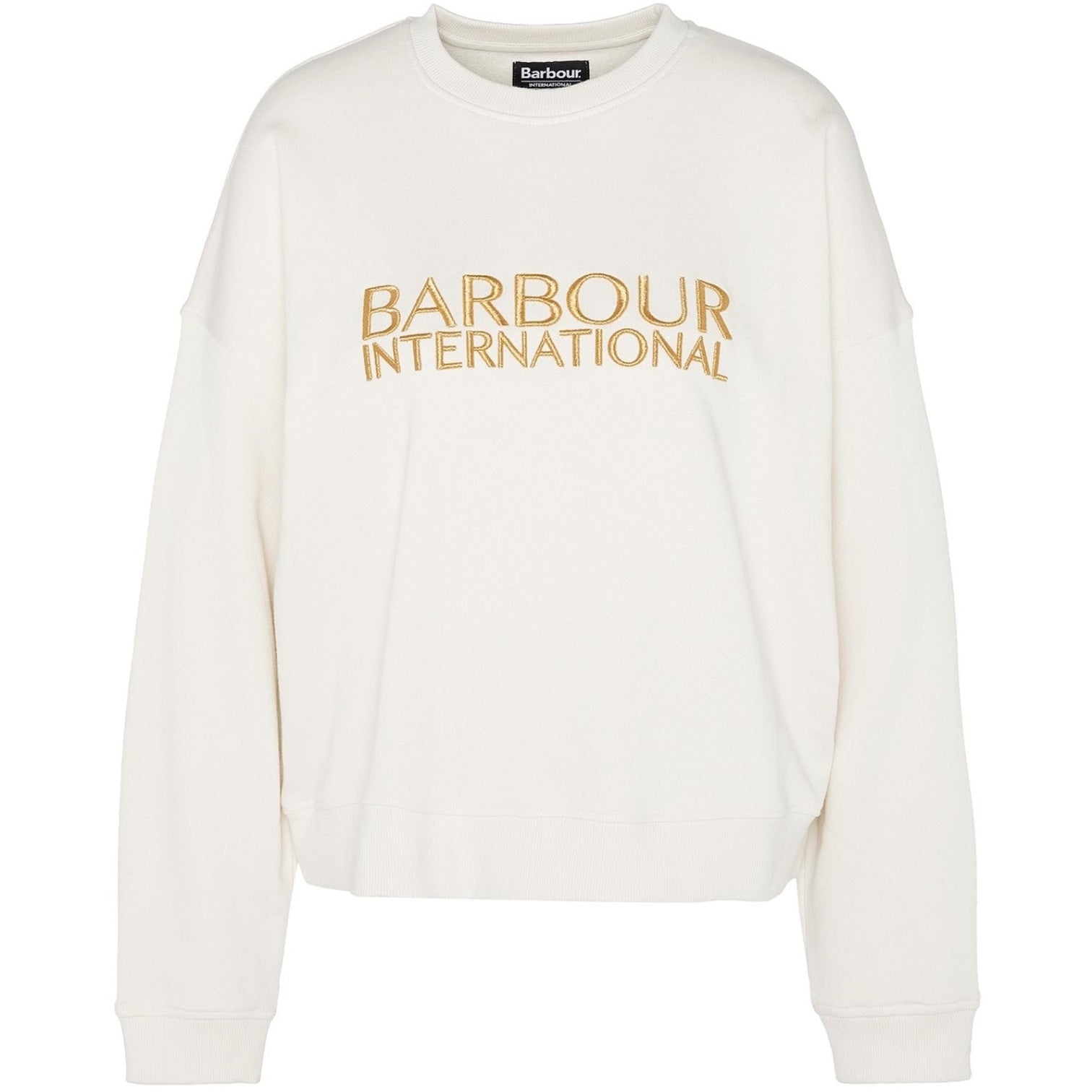 LUXURY HUB BARBOUR INTERNATIONAL CARLA LOGO SWEATSHIRT