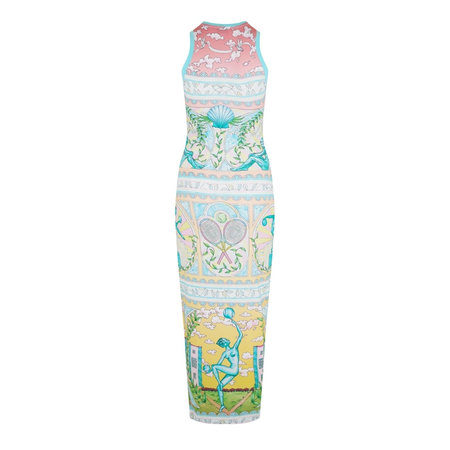 LUXURY HUB CASABLANCA VASE MAXI DRESS