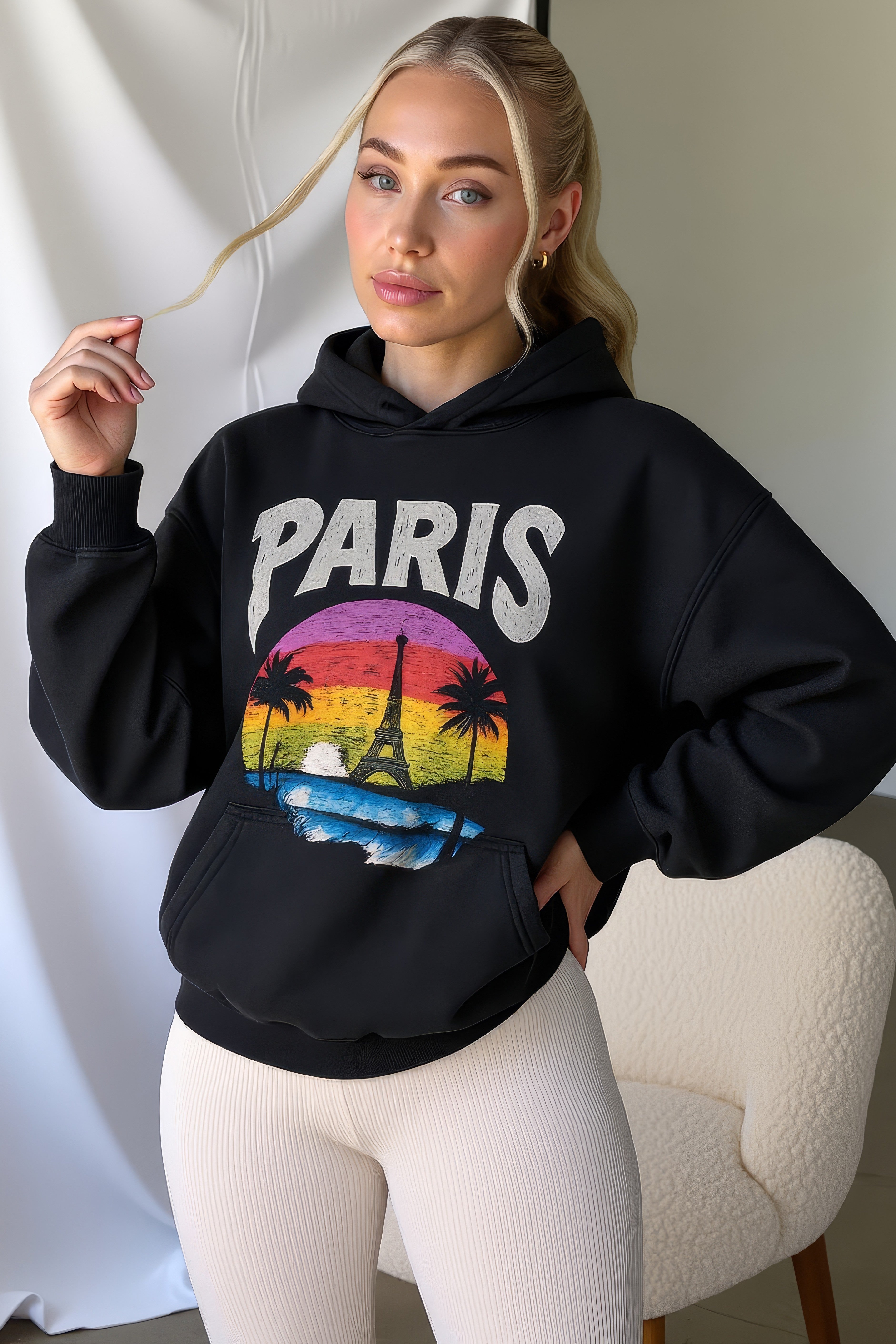 LUXURY HUB BALENCIAGA PARIS TROPICAL HOODIE