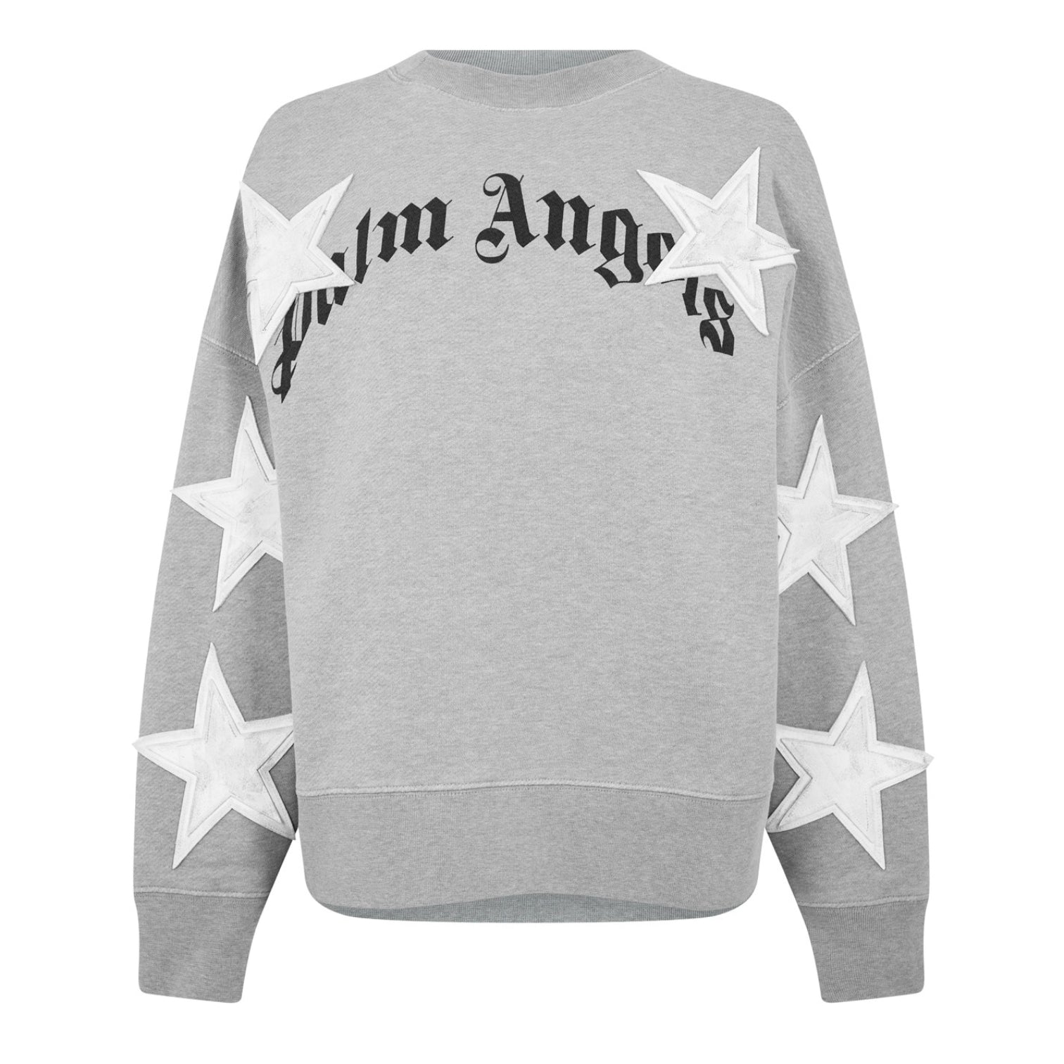 LUXURY HUB PALM ANGELS VINTAGE STAR LOGO SWEATSHIRT