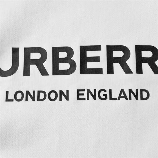 LUXURY HUB BURBERRY FAIRHOL LOGO SWEATSHIRT