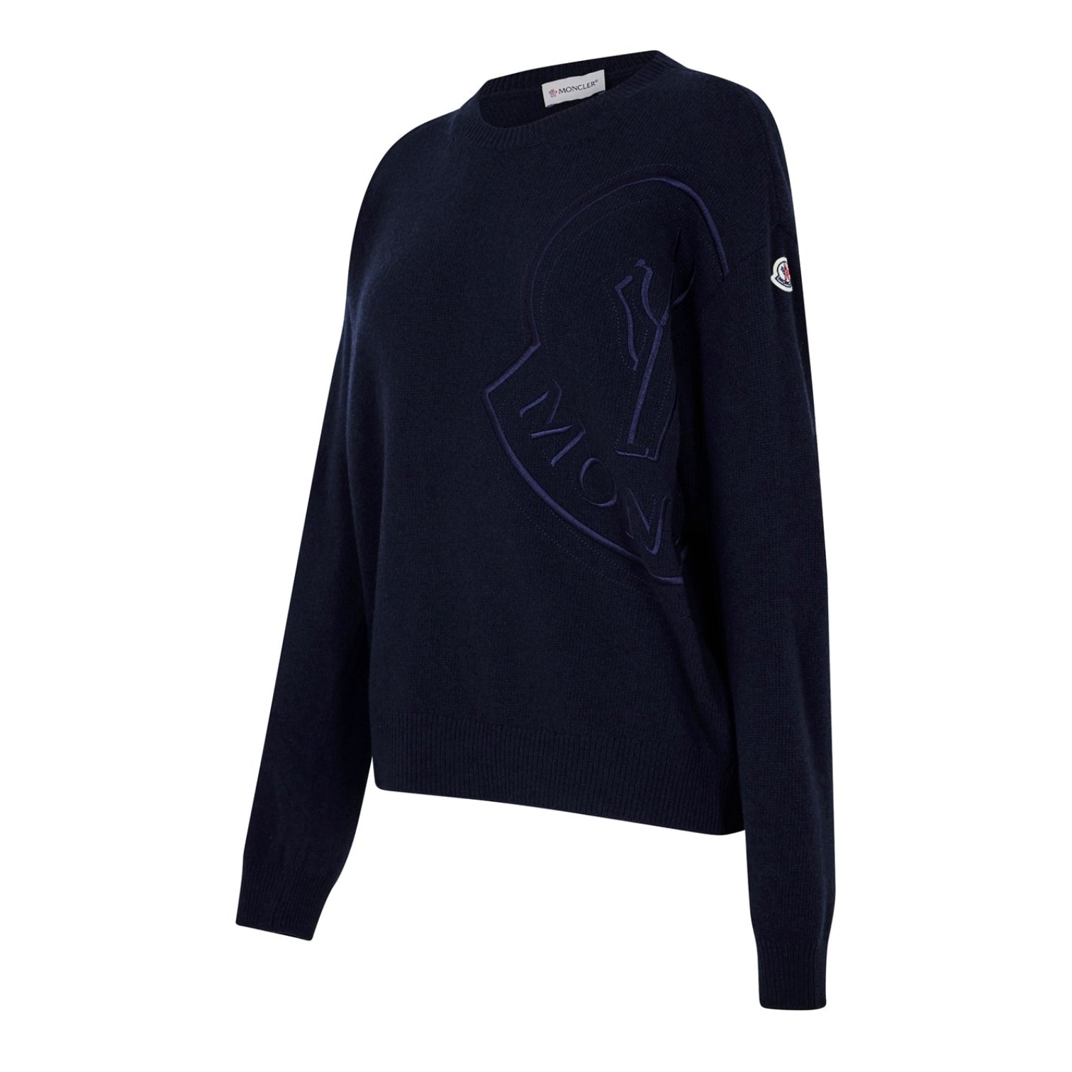 LUXURY HUB MONCLER LOGO SWEATER