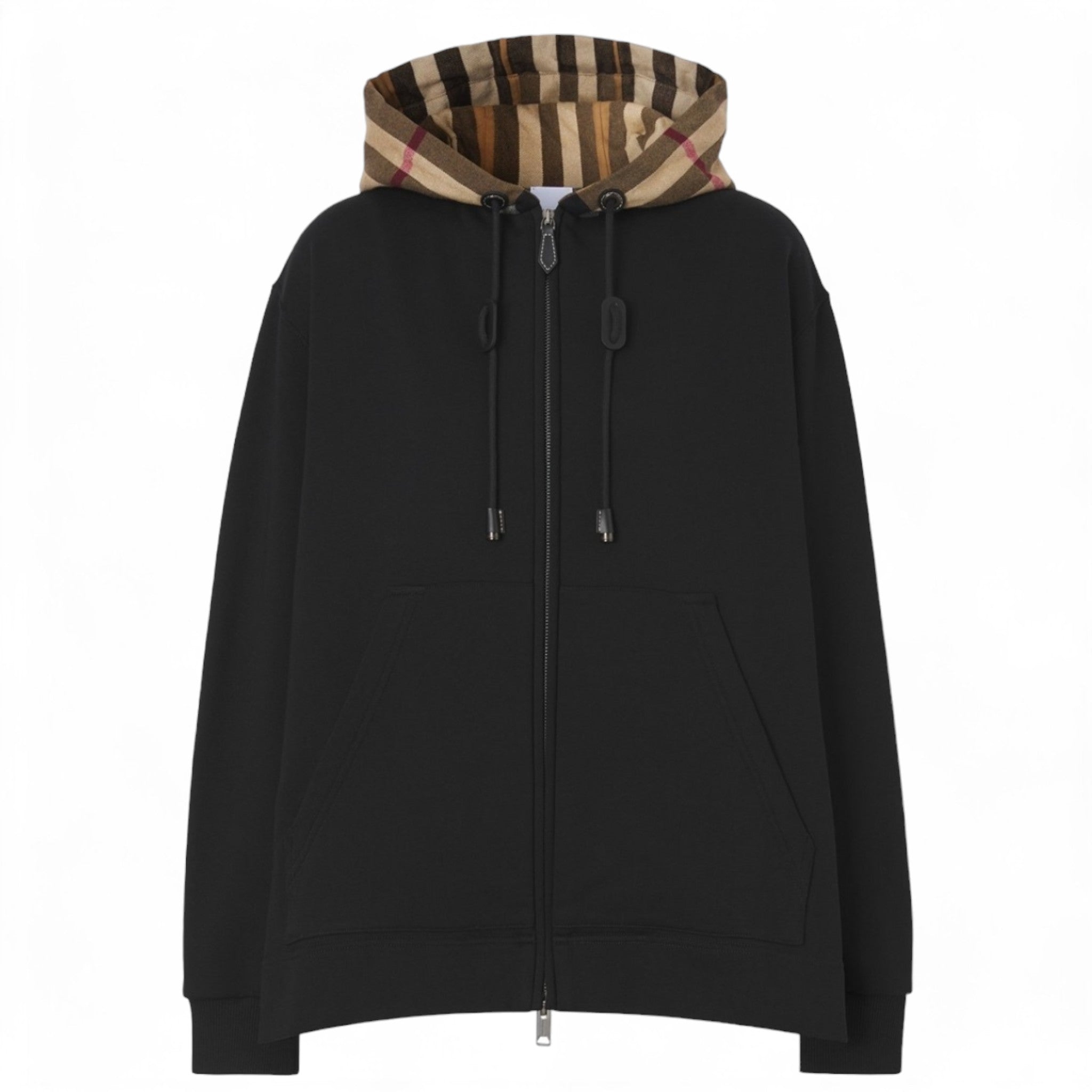 LUXURY HUB BURBERRY MELODIE CHECK OTH HOODIE