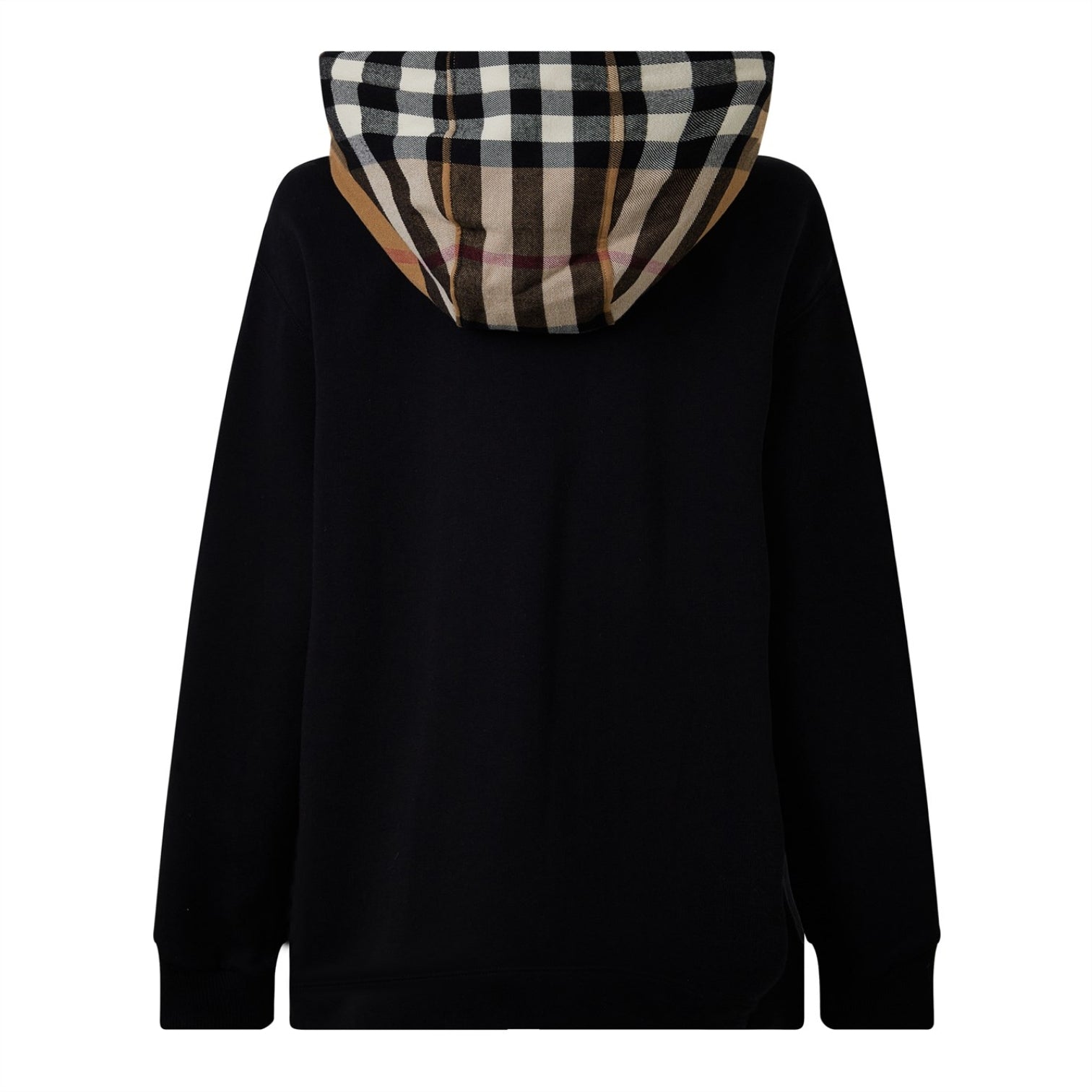 LUXURY HUB BURBERRY MELODIE CHECK OTH HOODIE