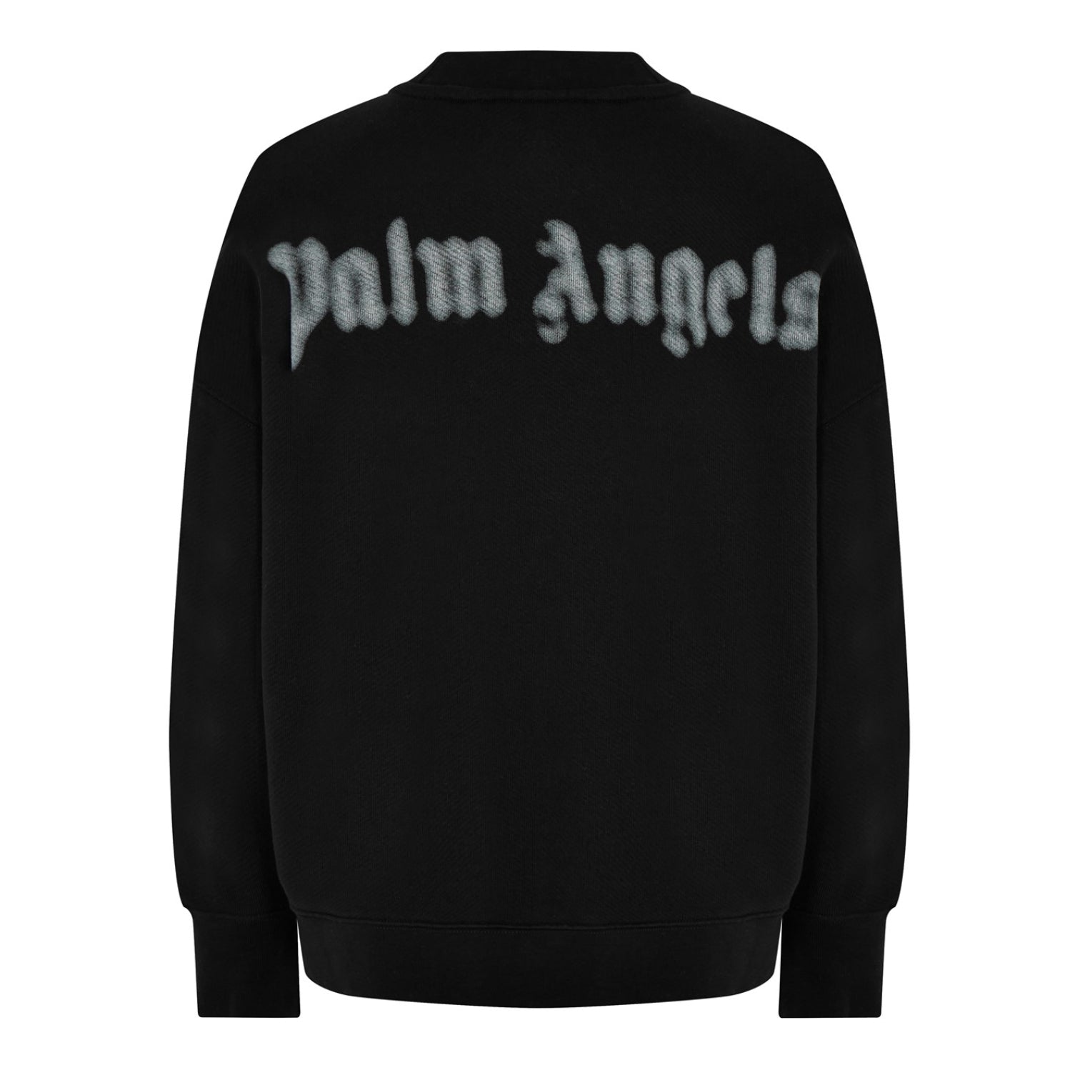 LUXURY HUB PALM ANGELS LOGO CREW SWEATSHIRT