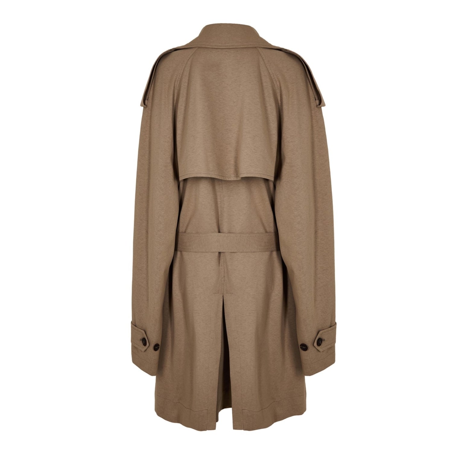LUXURY HUB BALENCIAGA WOMEN'S BAL CROPPED TRENCH COAT