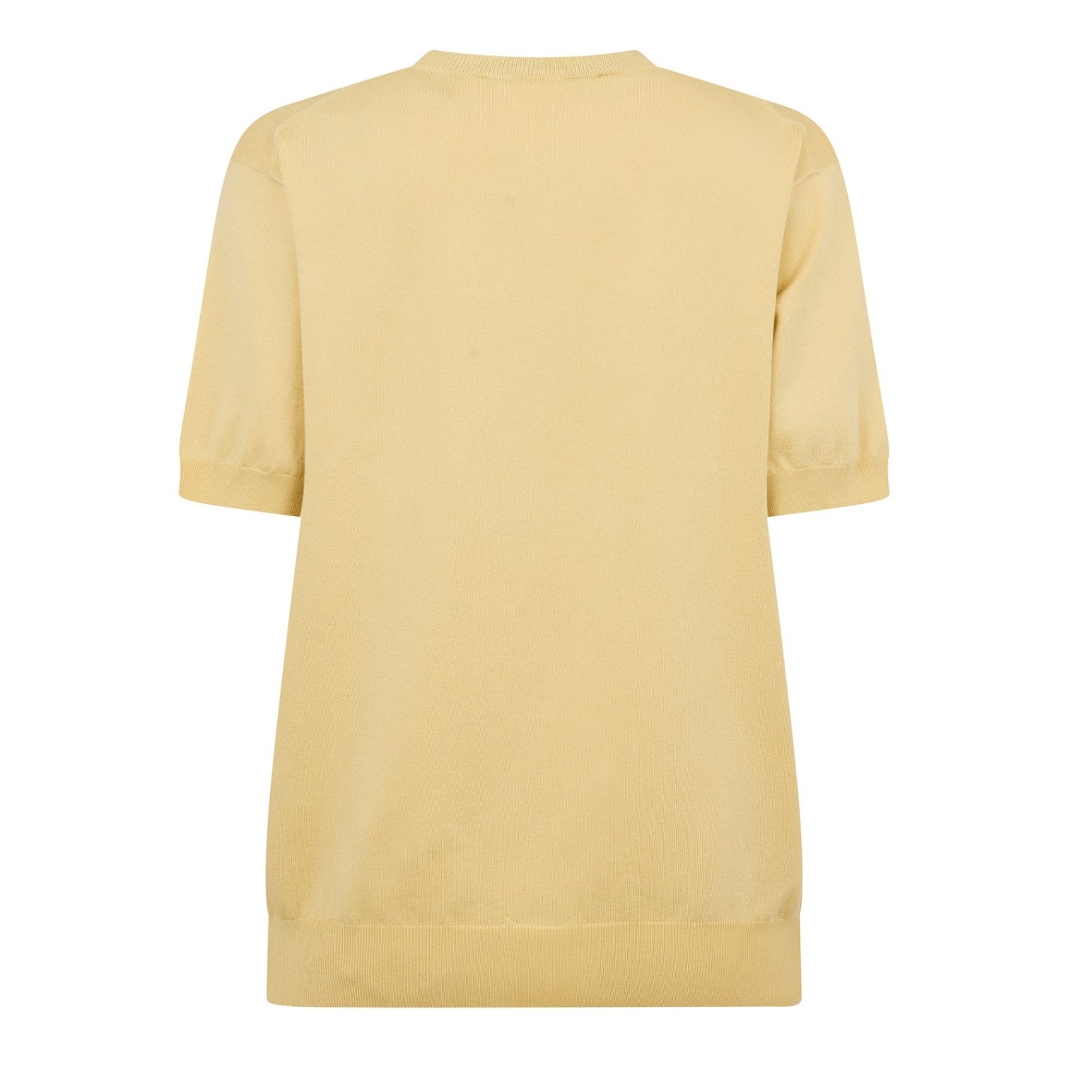 LUXURY HUB PRADA WOMEN'S SILK SHORT SLEEVE KNITTED TOP