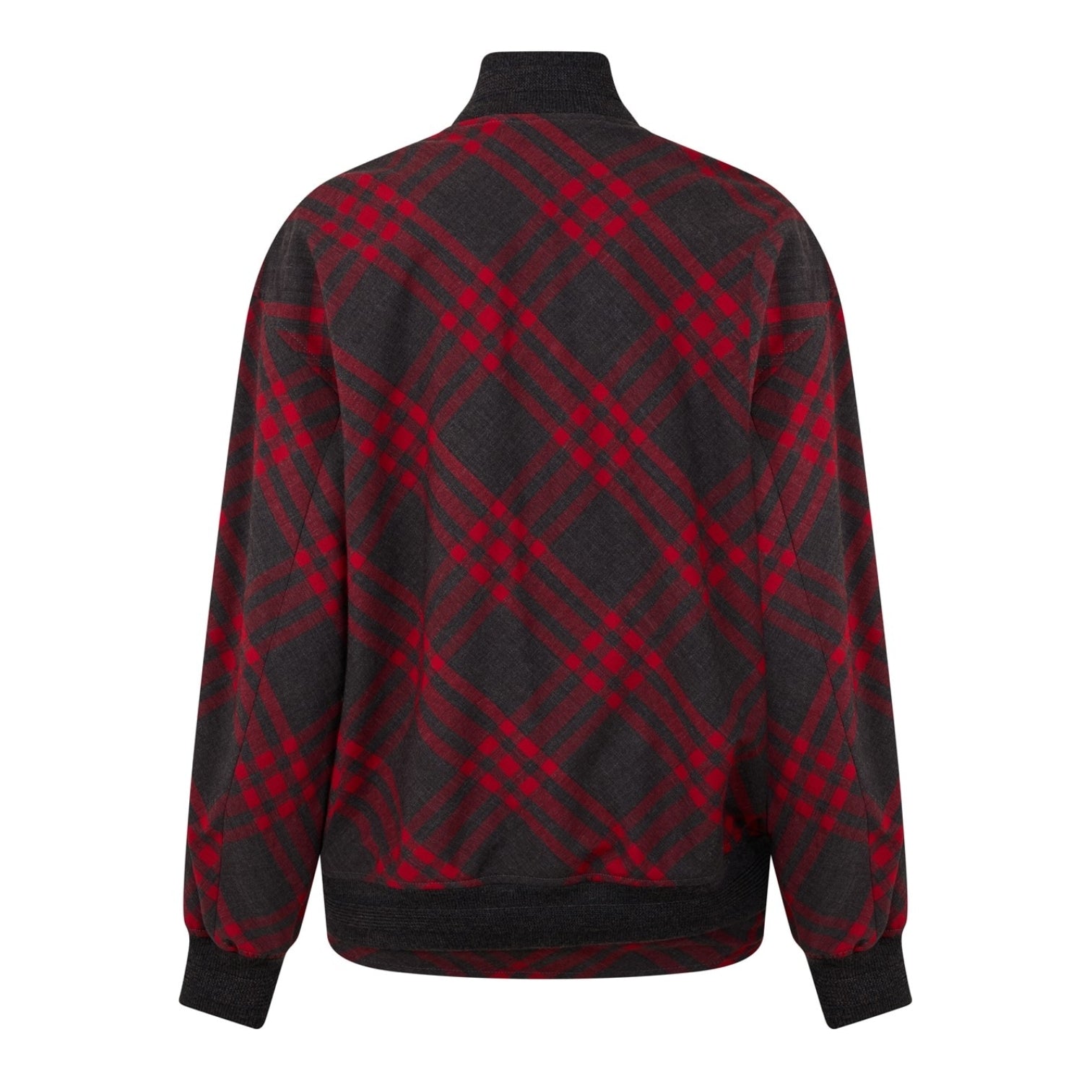 LUXURY HUB BURBERRY CHECK BOMBER JACKET