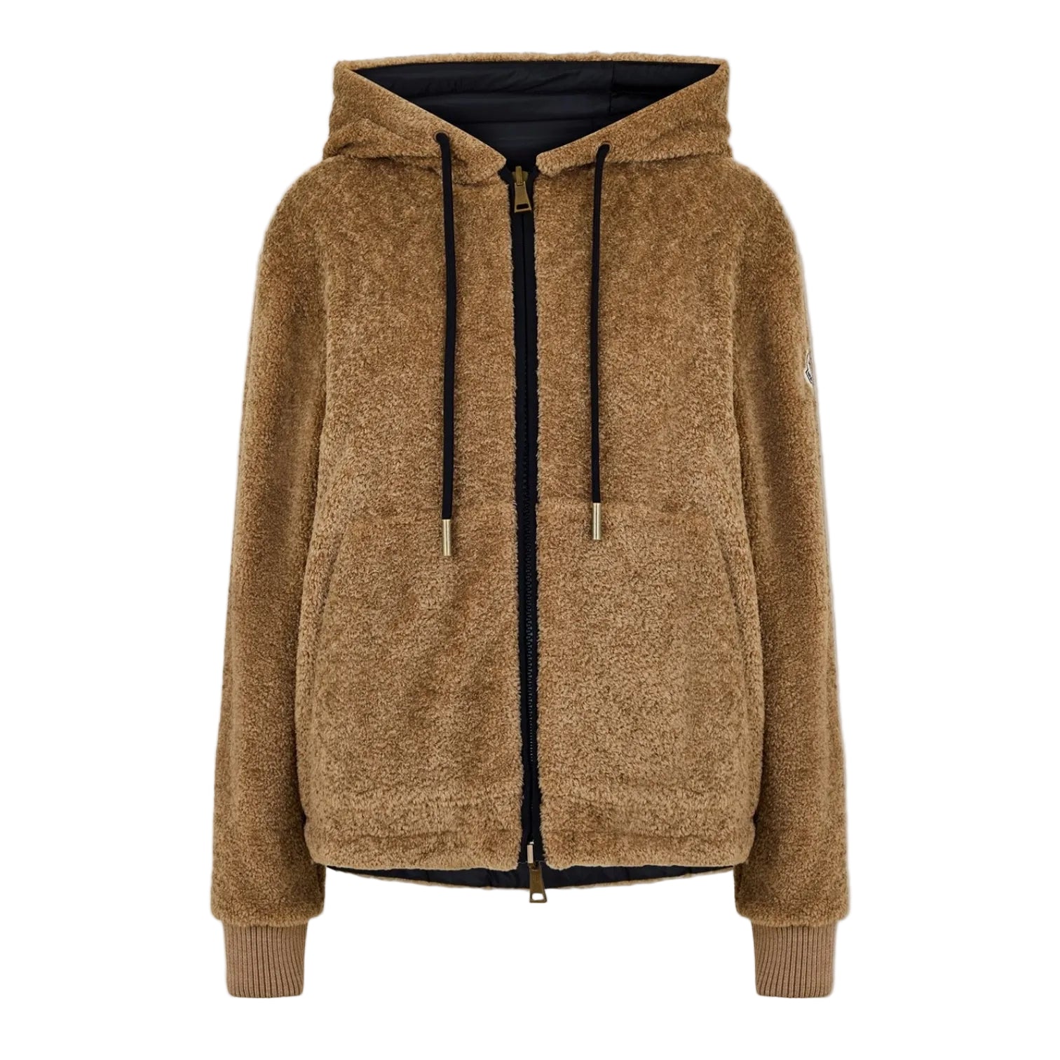 LUXURY HUB MONCLER WOMEN'S ZIP FITTED HOODIE