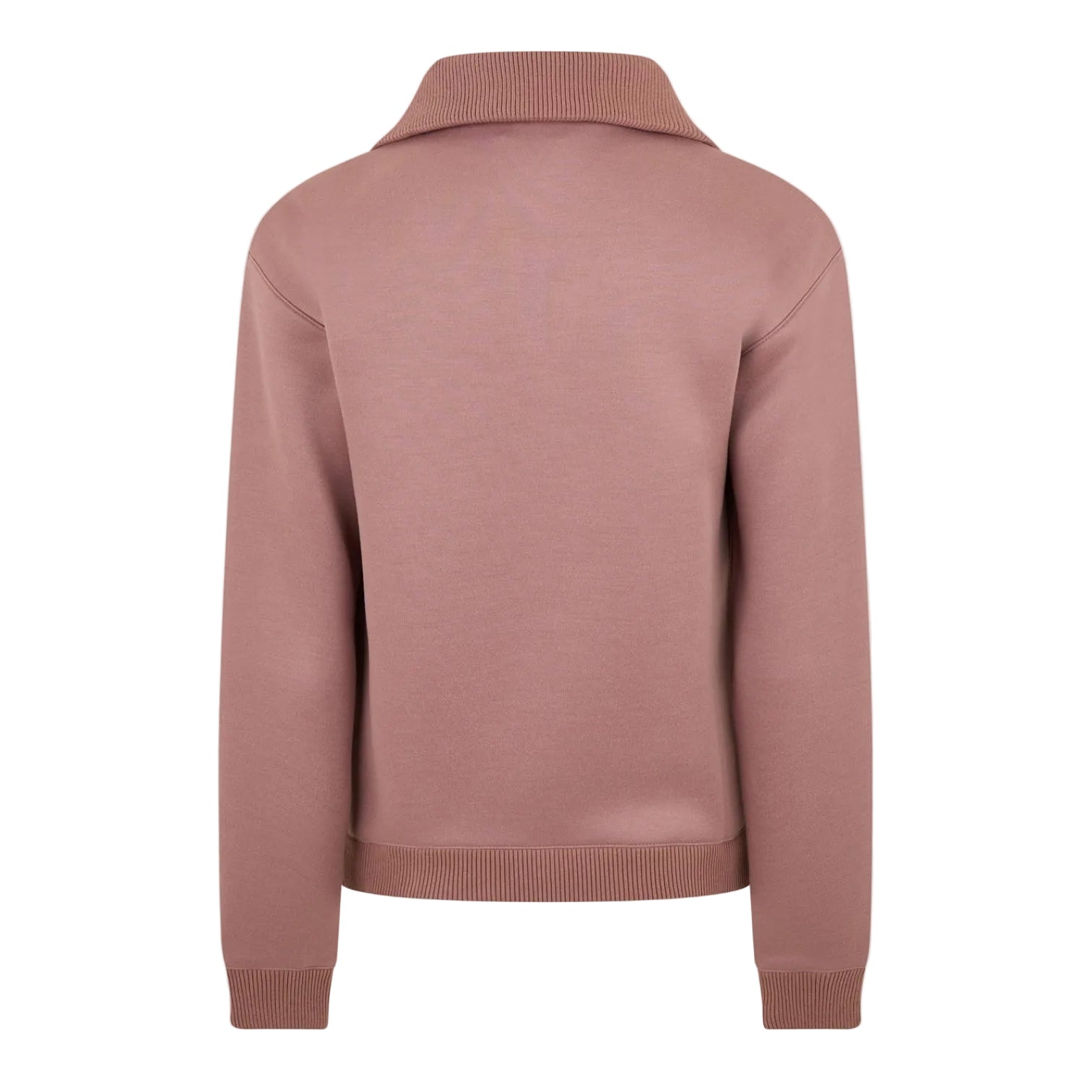 LUXURY HUB ALEXANDER MCQUEEN LOGO HALF-ZIP SWEATER