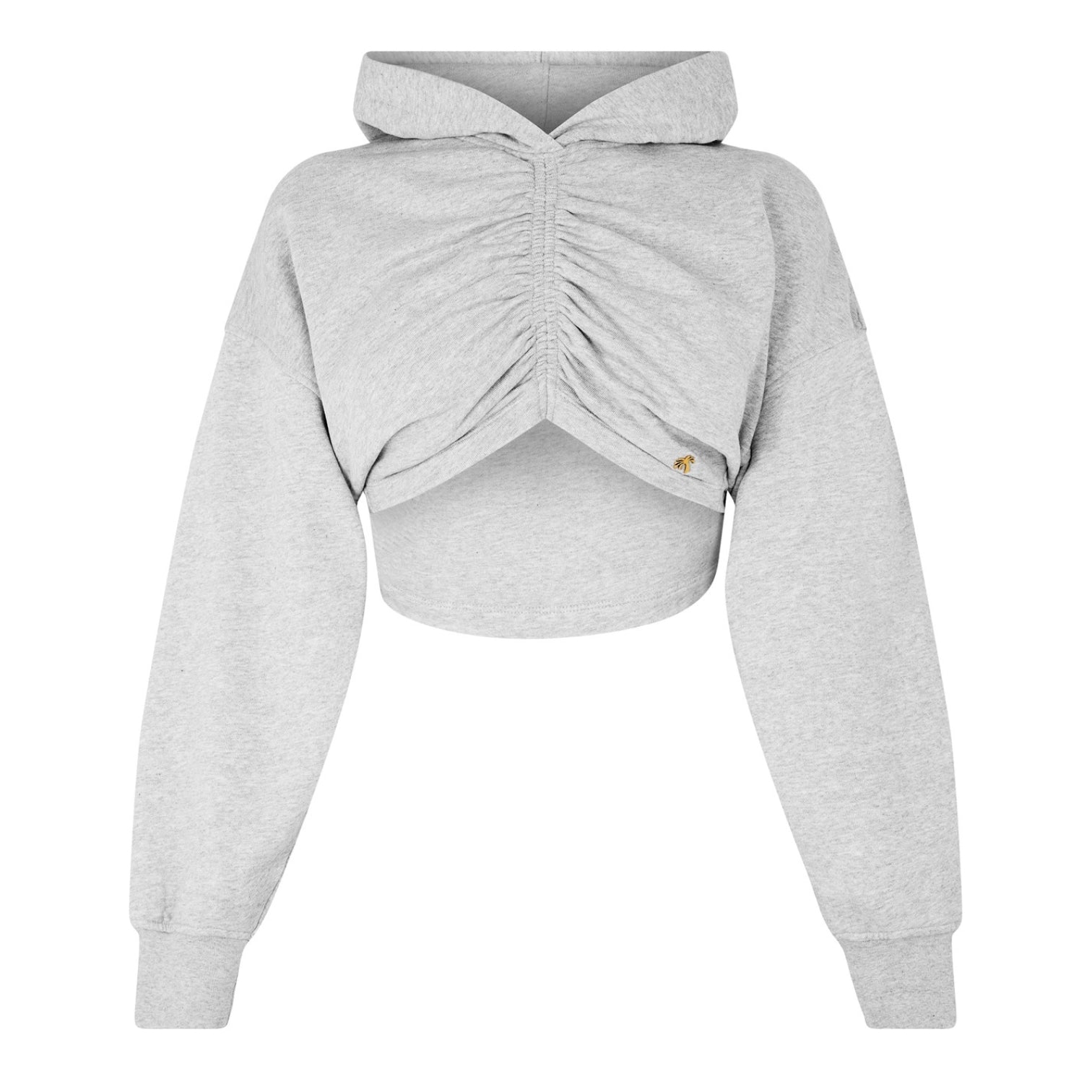 LUXURY HUB PALM ANGELS PALM ROUCHED HOODIE