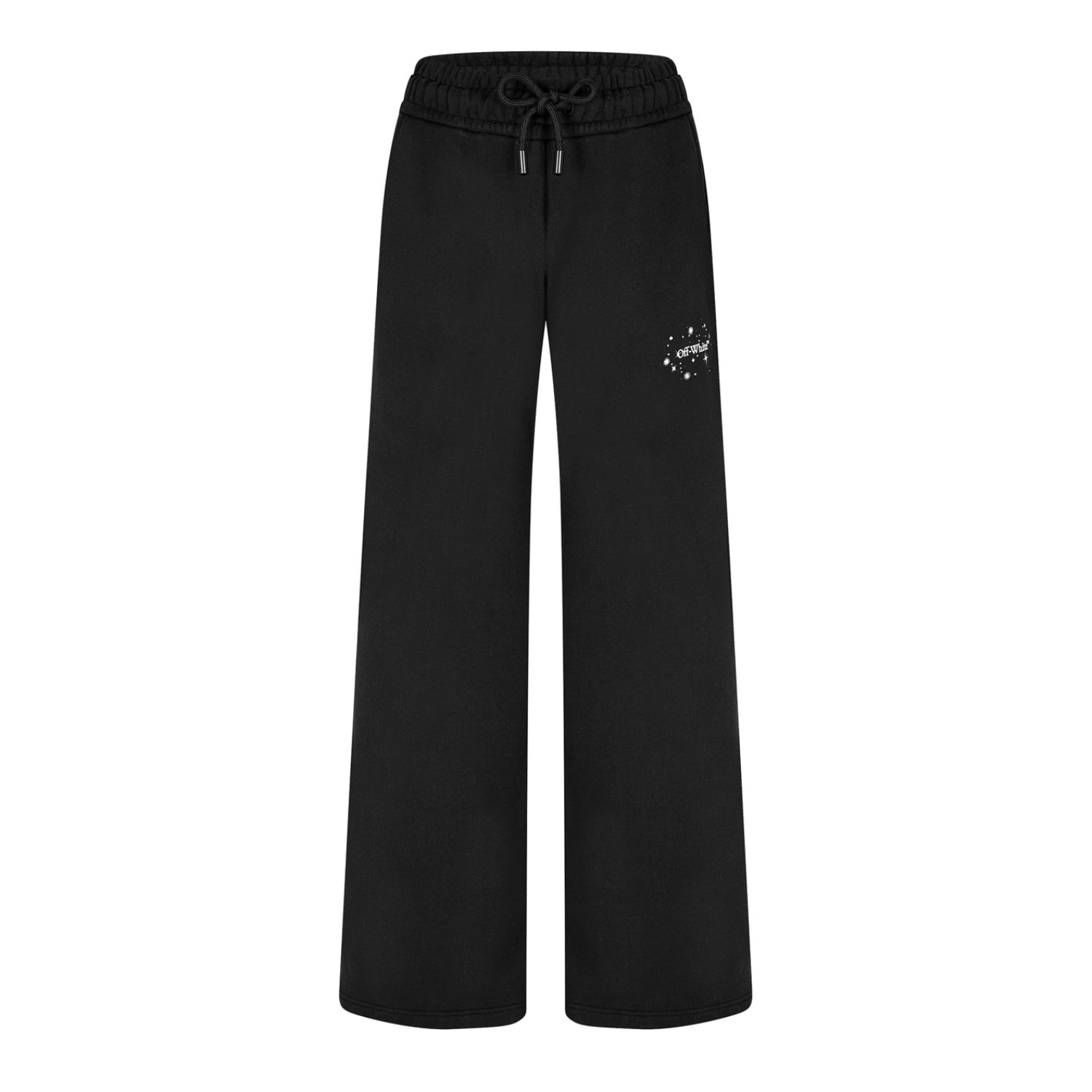 LUXURY HUB OFF WHITE BLING STARS ARROW JOGGERS