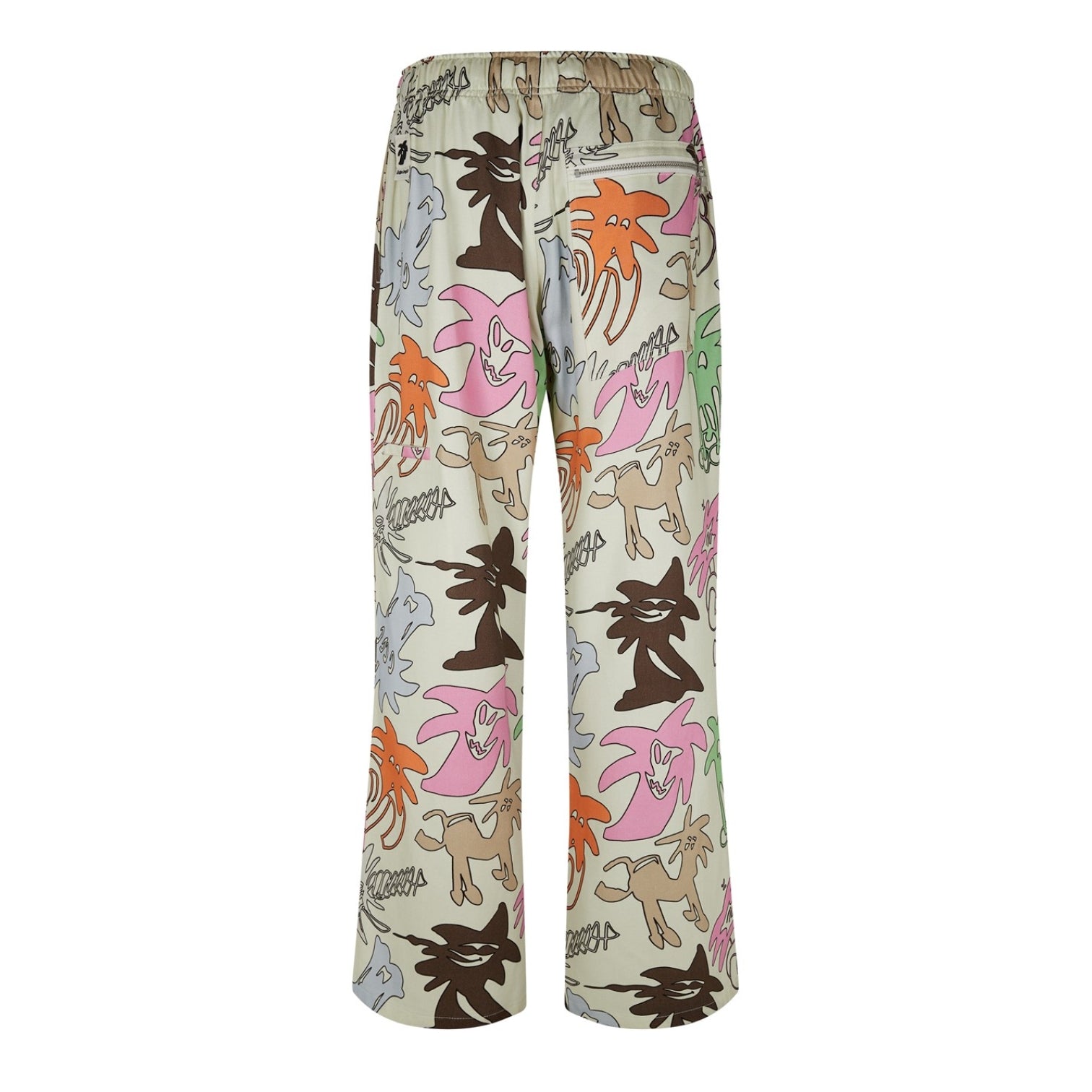 LUXURY HUB PALM ANGELS PALMITY LOOSE TROUSERS