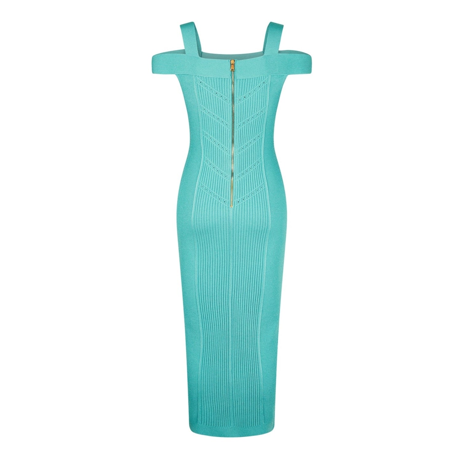 LUXURY HUB BALMAIN DOUBLE STRAP DRESS