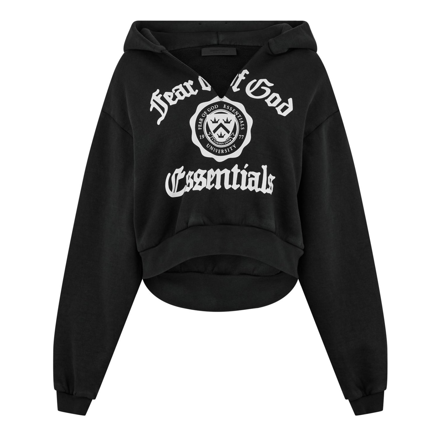LUXURY HUB FEAR OF GOD ESSENTIALS V-NECK HOODIE