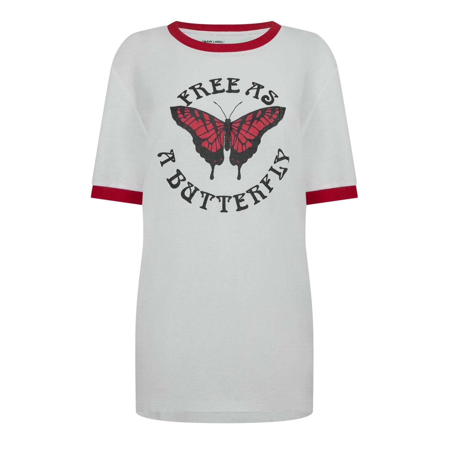 LUXURY HUB OFF WHITE OFF BUTTERFLY TOP