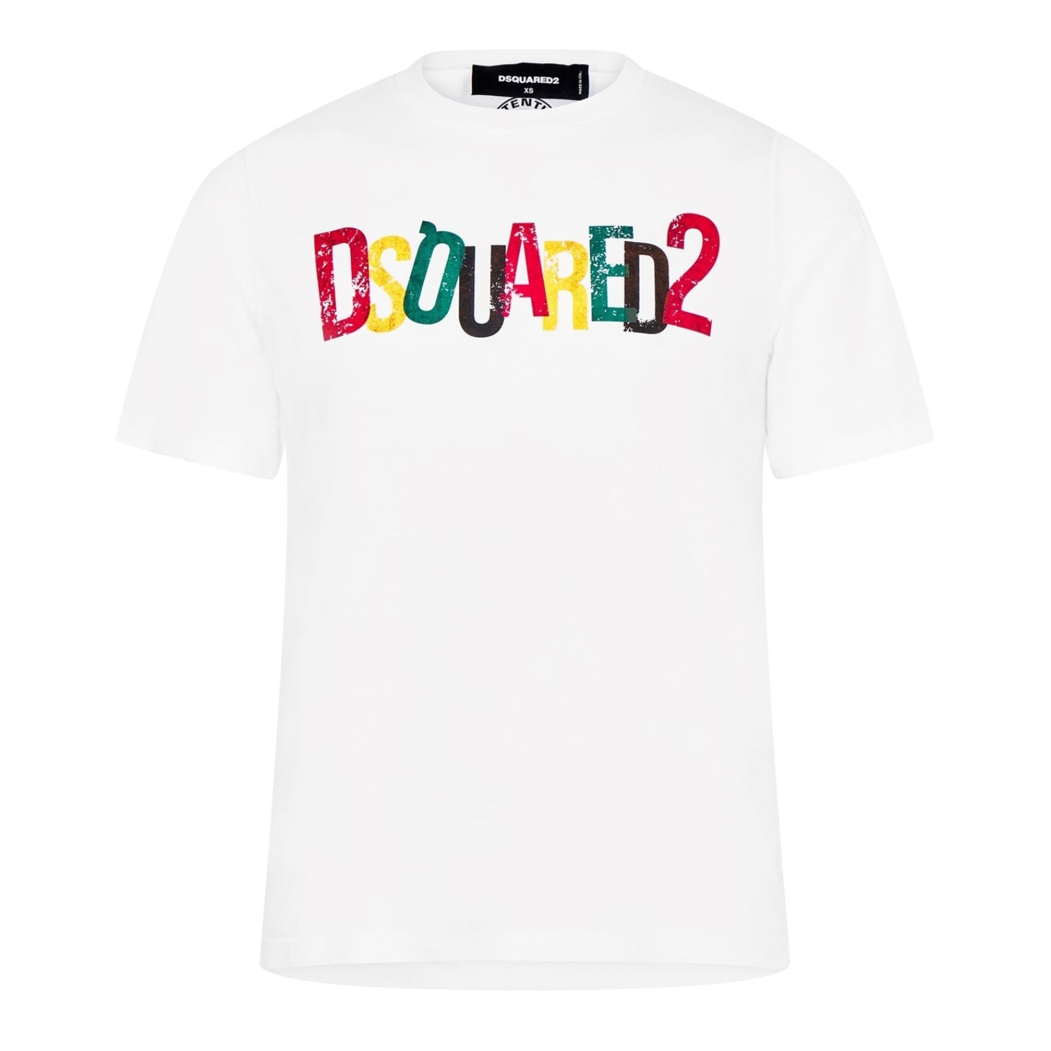 LUXURY HUB DSQUARED2 DSQ RAINBOW TEE