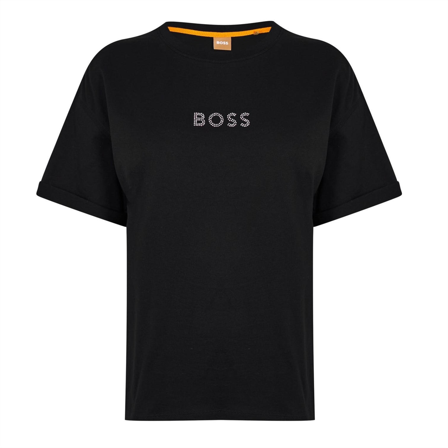 LUXURY HUB BOSS EVARSY SHINY LOGO TOP