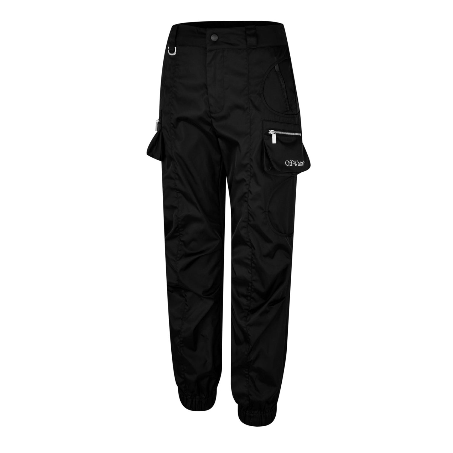 LUXURY HUB OFF WHITE OFF ROUND CARGO PANT