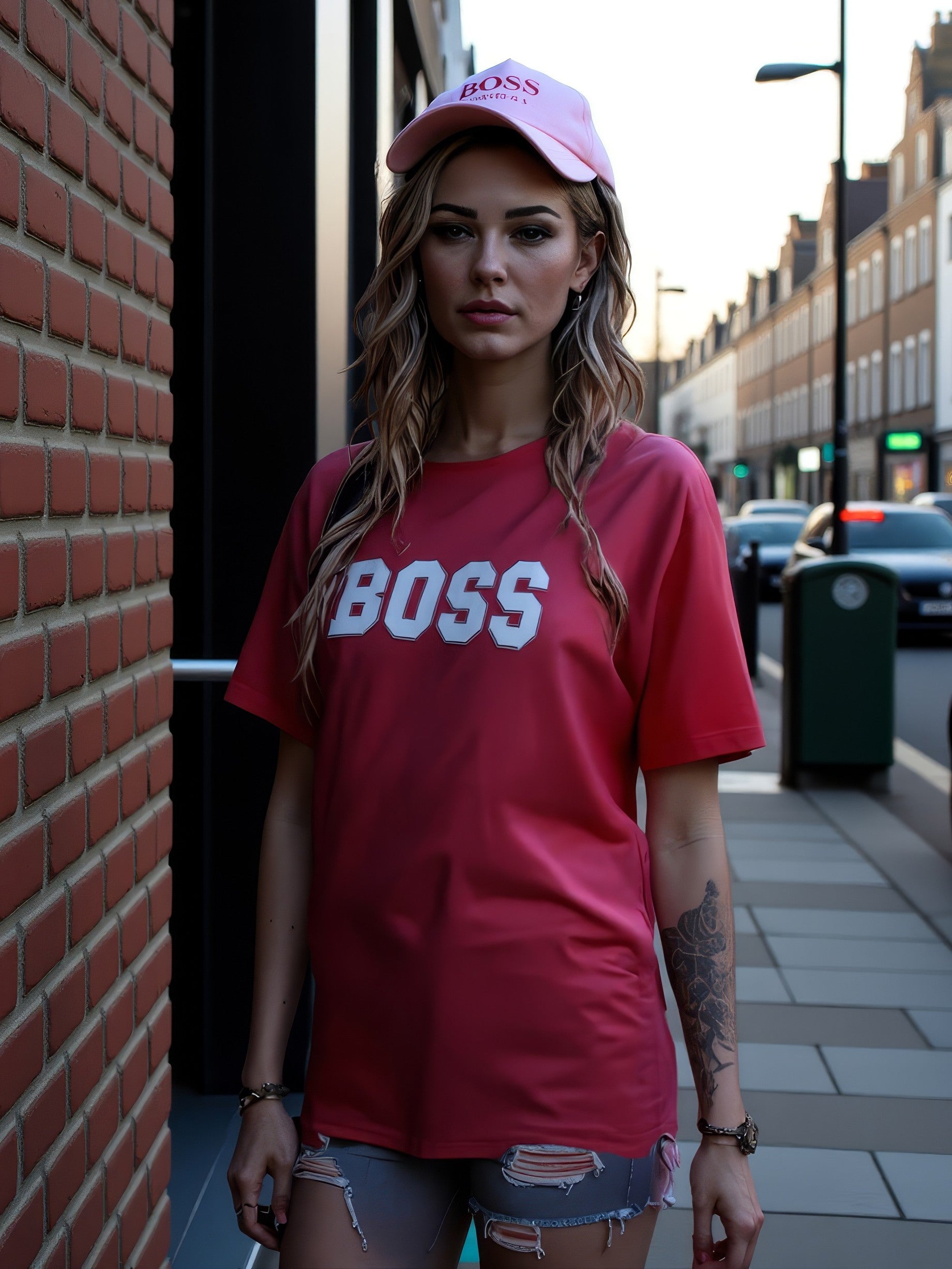 LUXURY HUB BOSS LOGO TOP