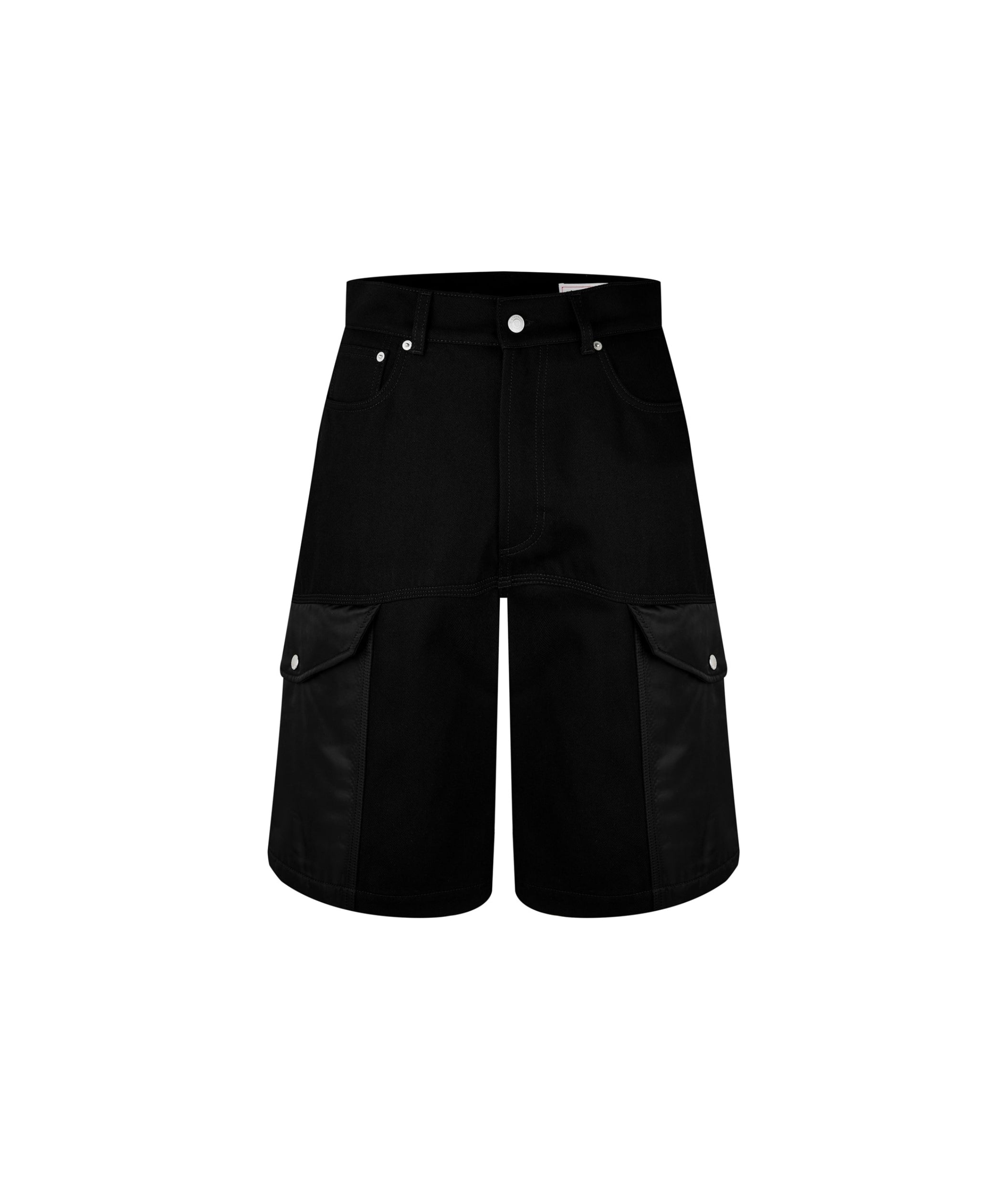 LUXURY HUB ALEXANDER MCQUEEN HYBRID DENIM SHORTS