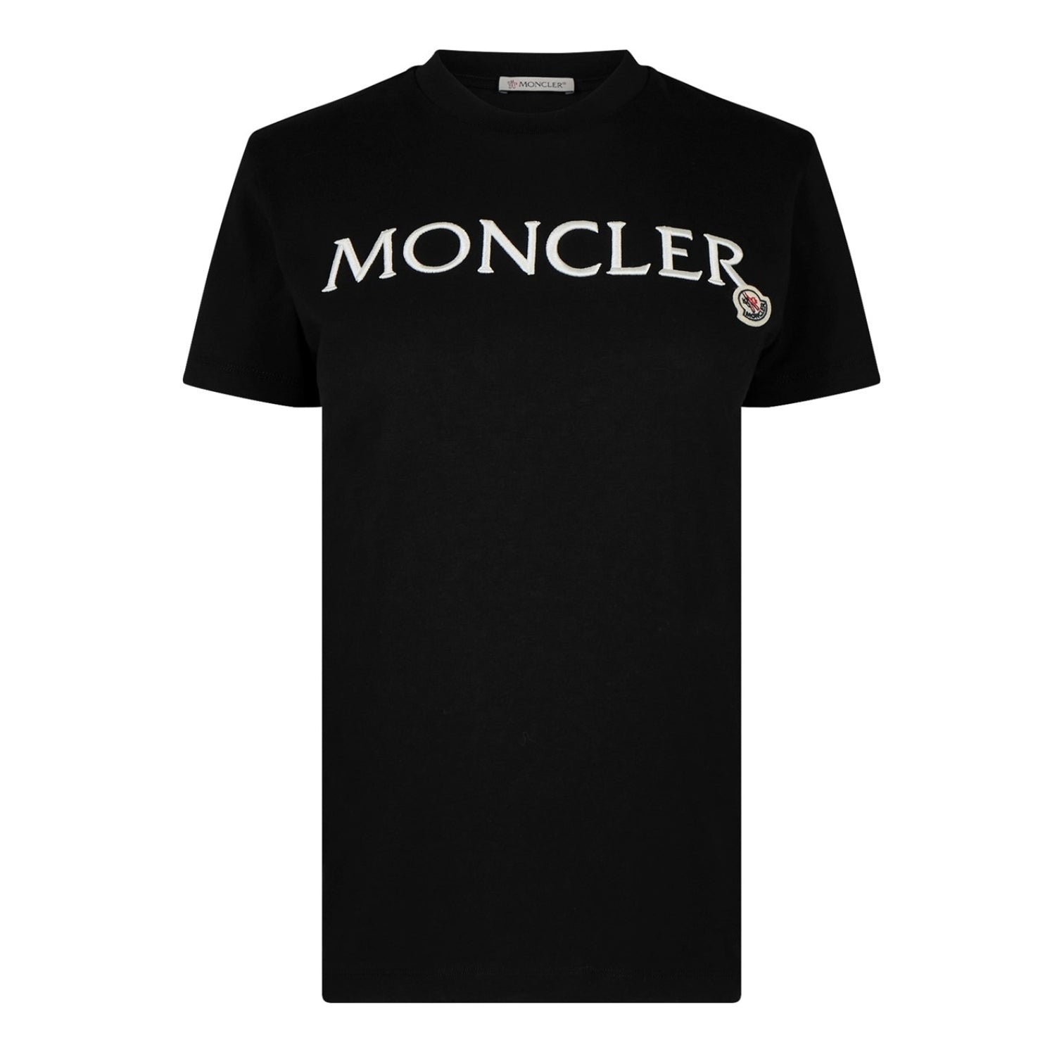 LUXURY HUB MONCLER LOGO EMBROIDERED TOP