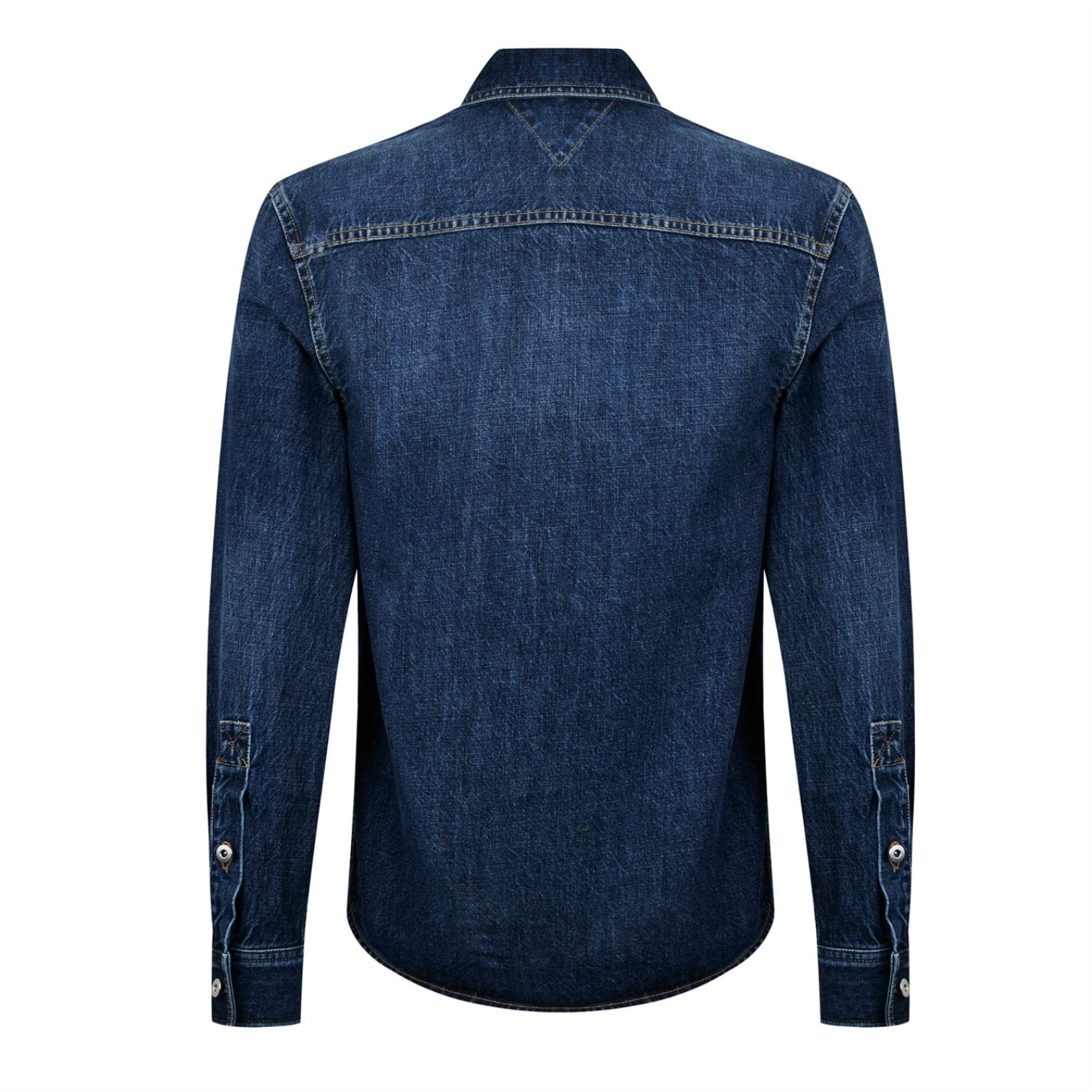 LUXURY HUB BOTTEGA VENETA DARK WASH DENIM SHIRT