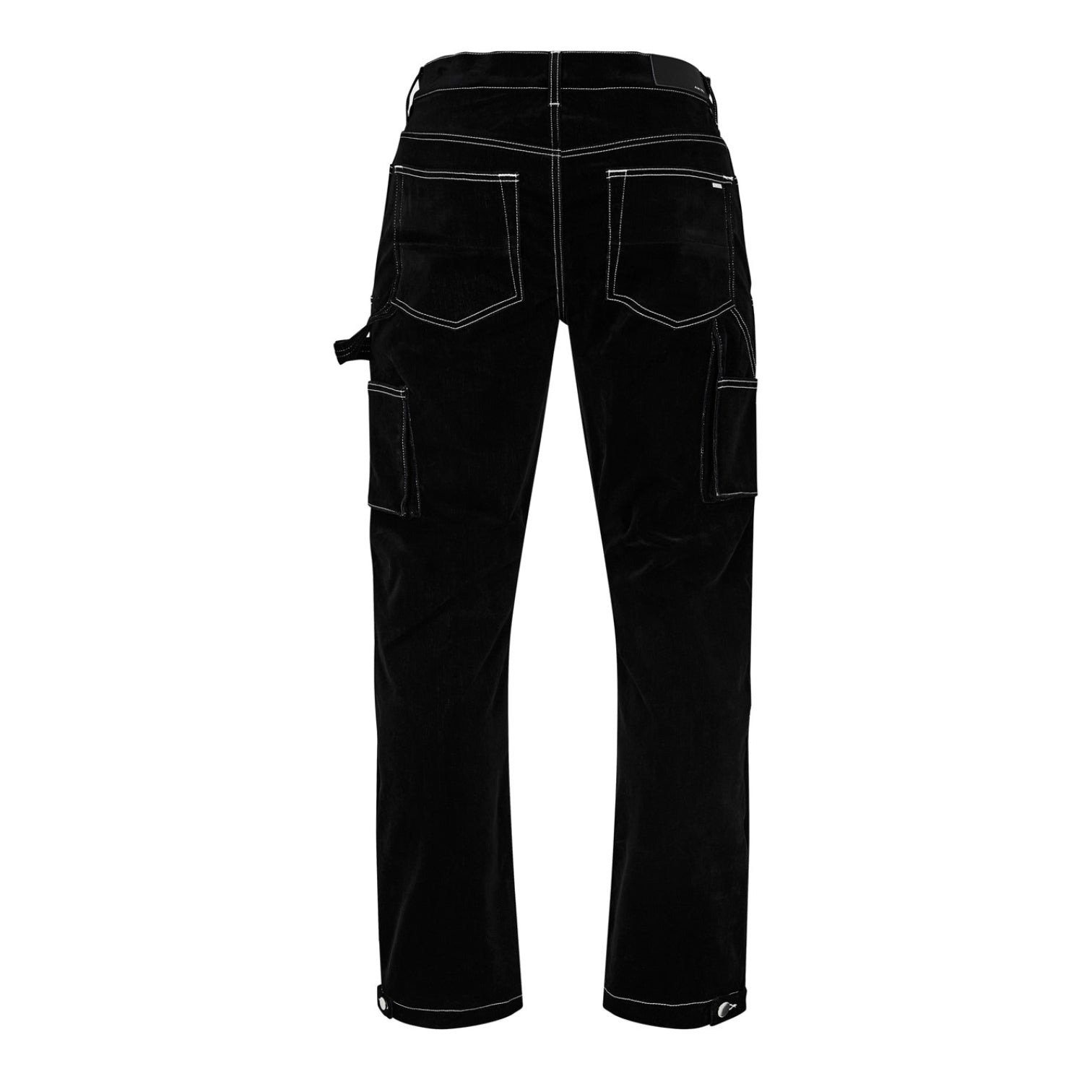 LUXURY HUB AMIRI FLOCKED CARPENTER JEANS