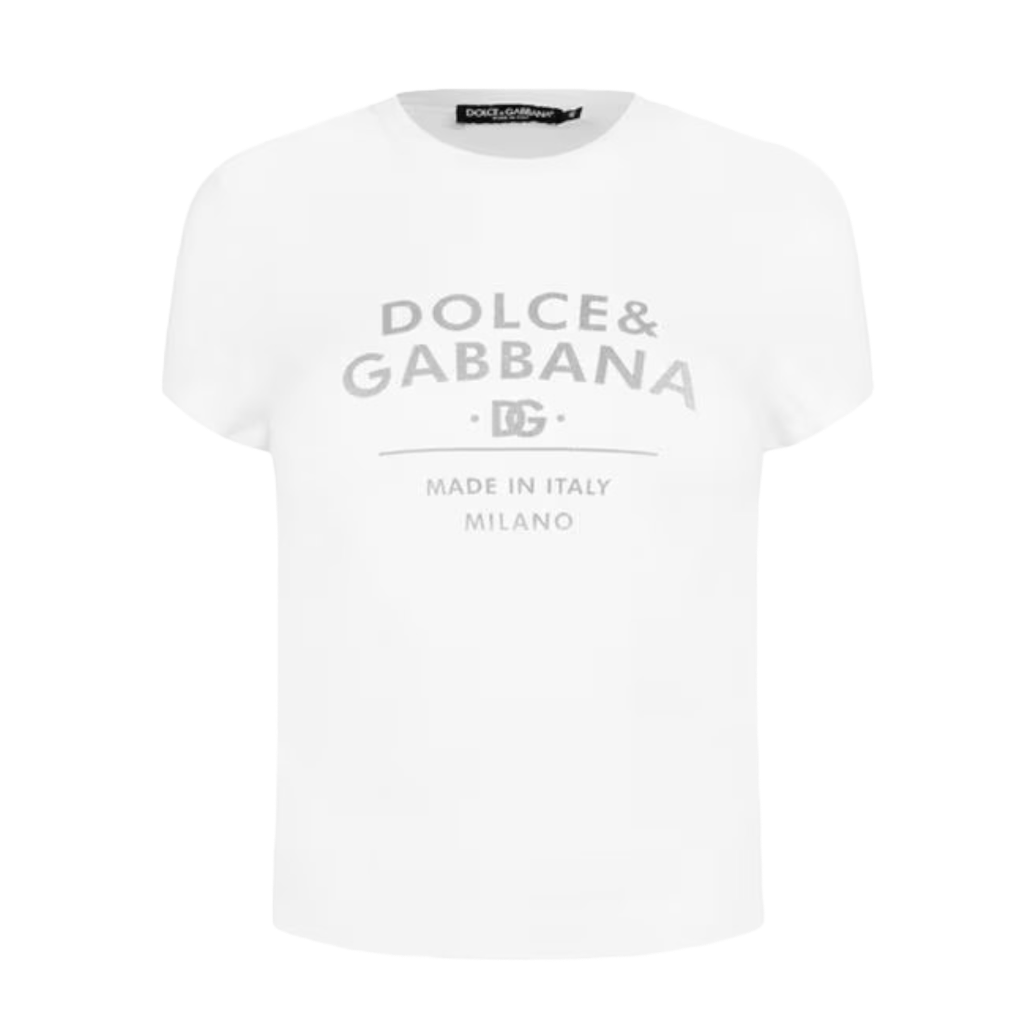 LUXURY HUB DOLCE AND GABBANA DG CROPPED DG TEE