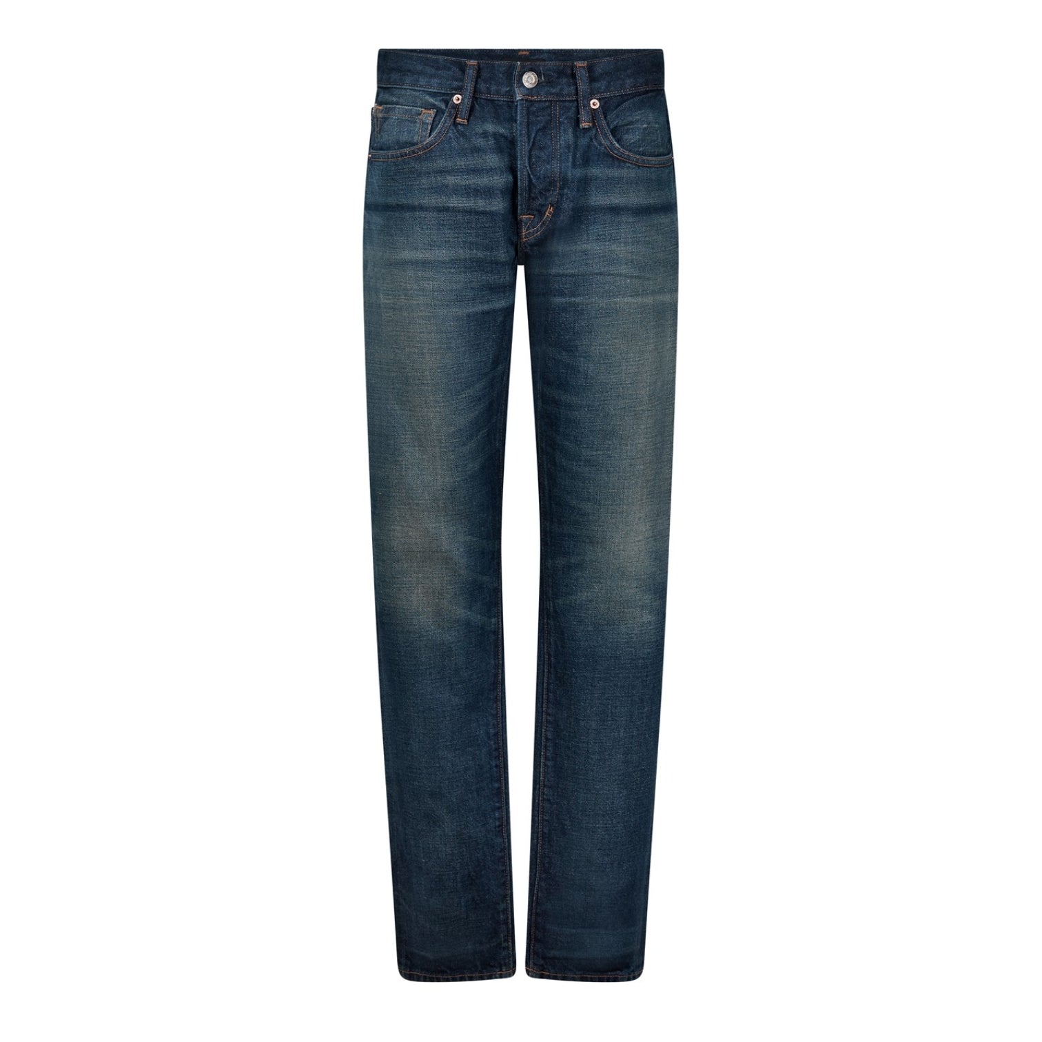 LUXURY HUB TOM FORD TF SELVEDGE SLIM FIT JEANS