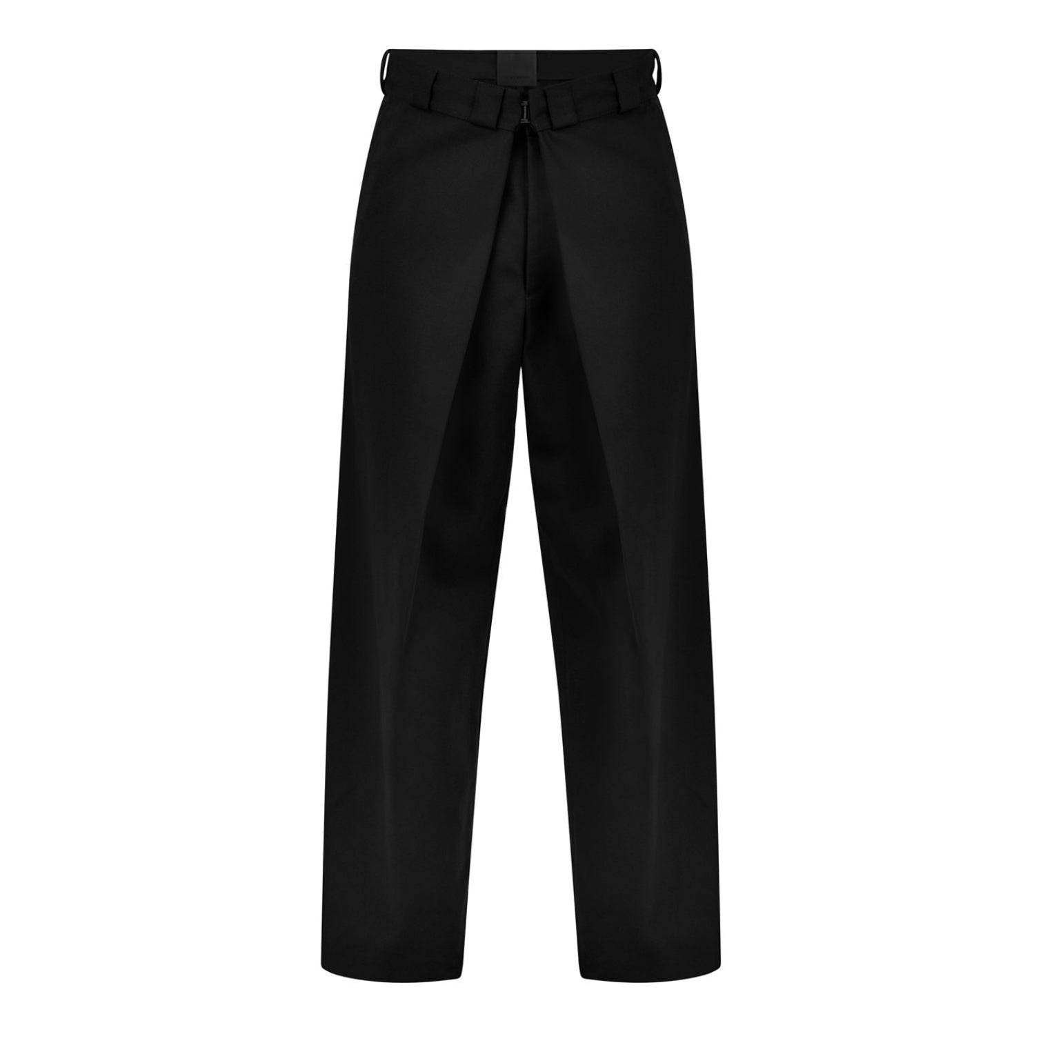 LUXURY HUB GIVENCHY PLEATED CANVAS CHINO TROUSERS