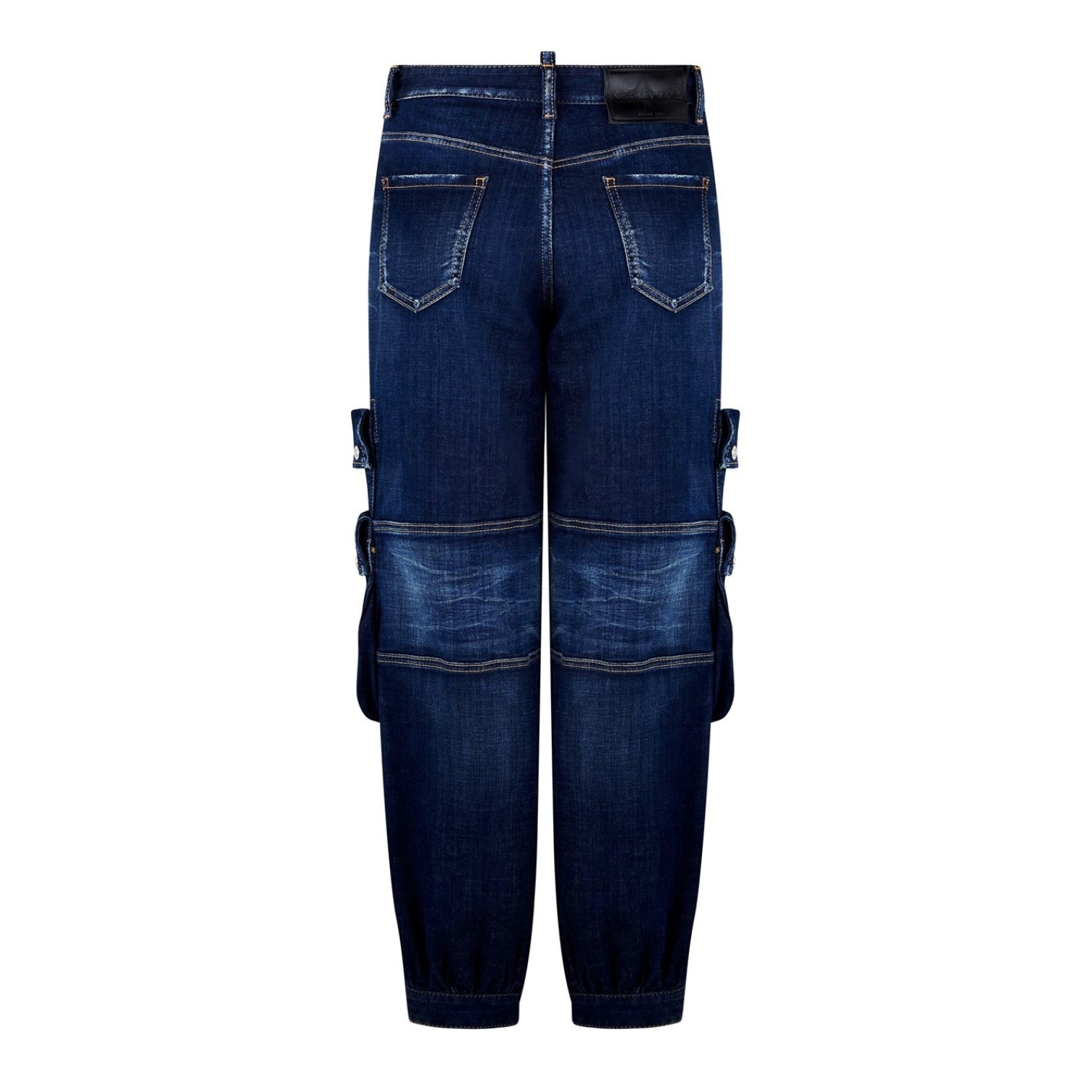 LUXURY HUB DSQUARED2 DENIM CARGO TROUSERS