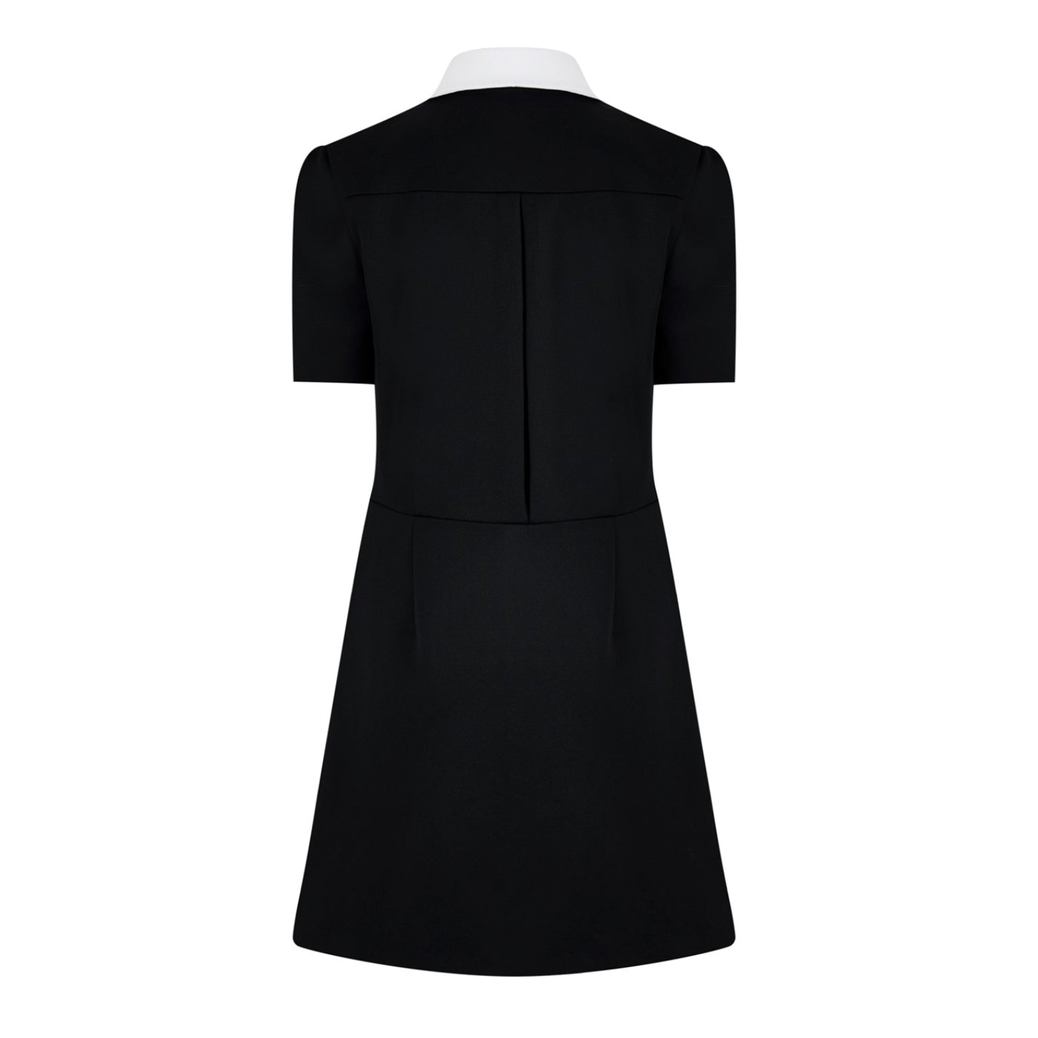 LUXURY HUB PRADA SATIN WOOL MINI DRESS