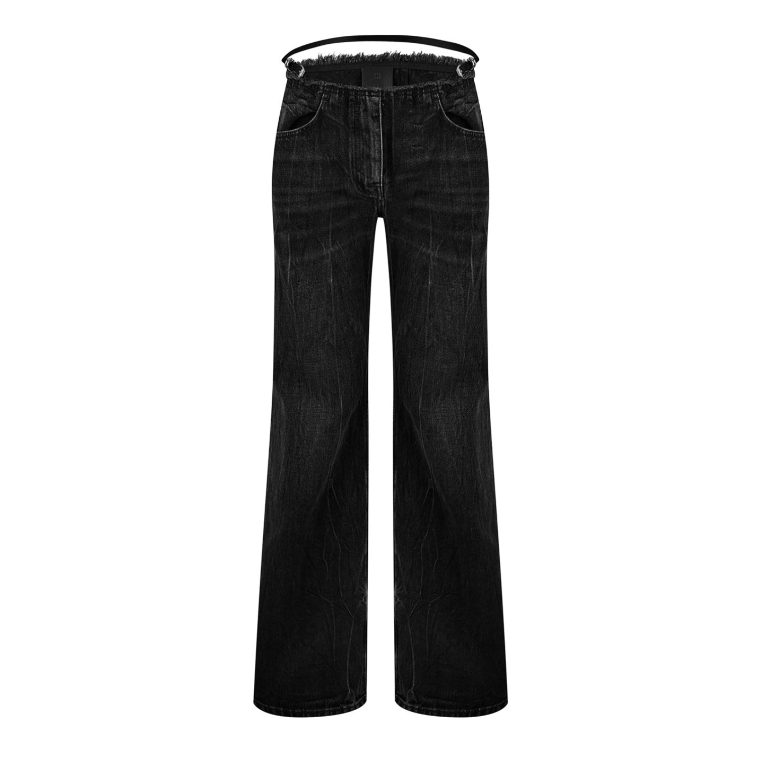 LUXURY HUB GIVENCHY VOYOU WIDE LEG JEANS