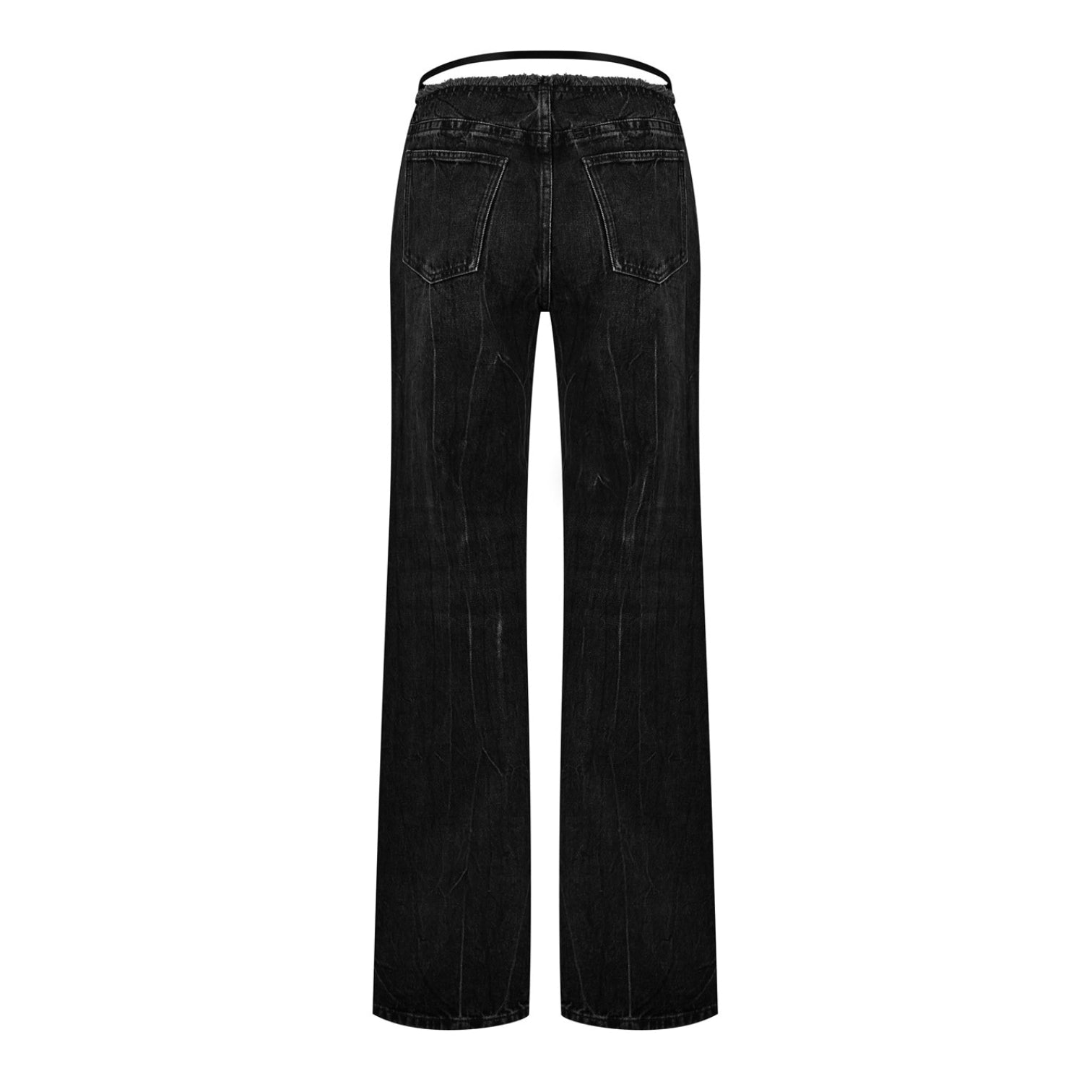 LUXURY HUB GIVENCHY VOYOU WIDE LEG JEANS