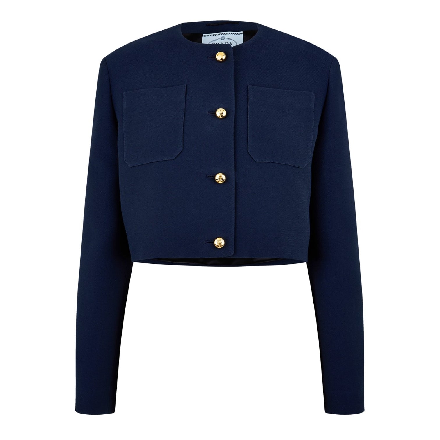 LUXURY HUB PRADA SINGLE BREASTED CROPPED JACKET