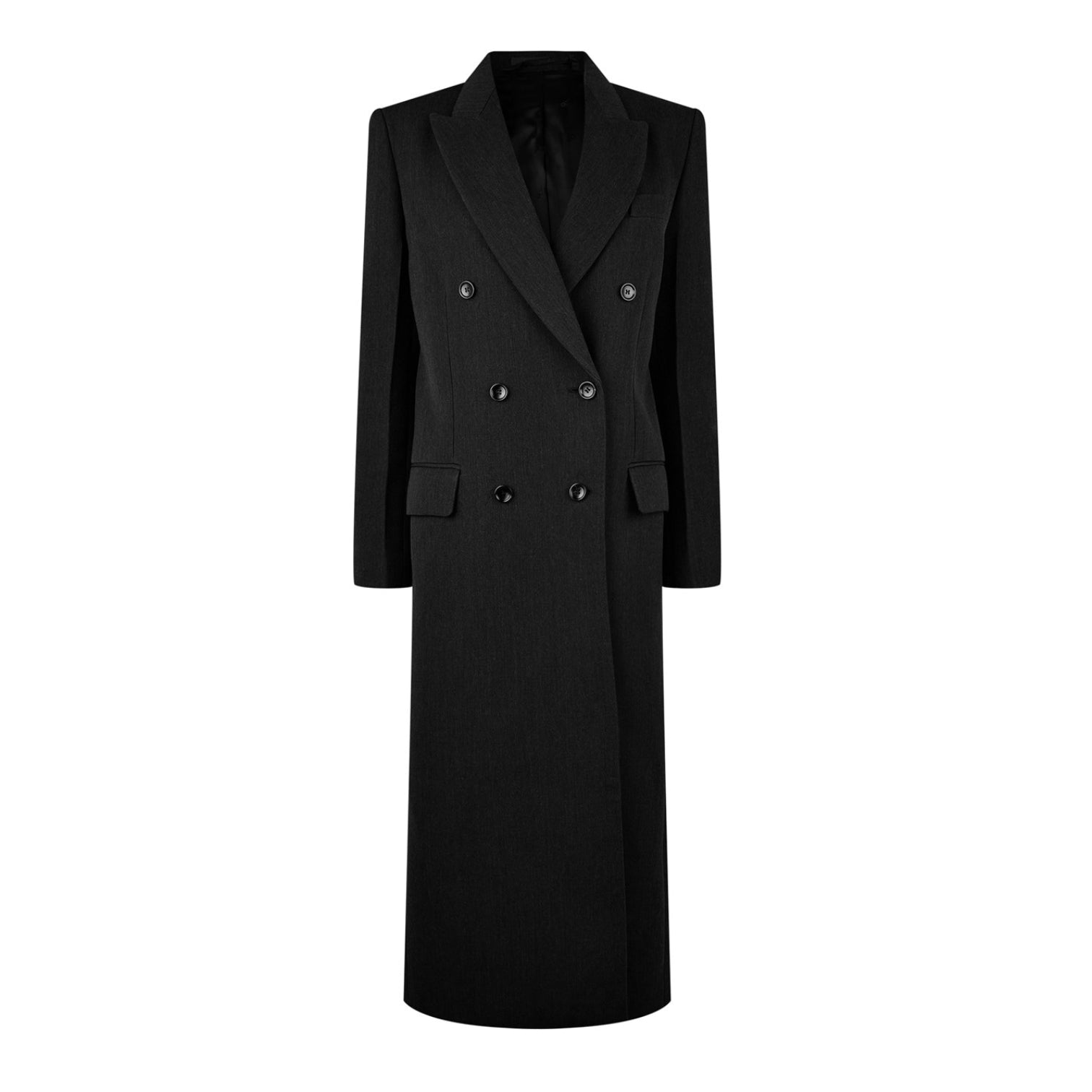 LUXURY HUB GUCCI DOUBLE-BREASTED LONG COAT