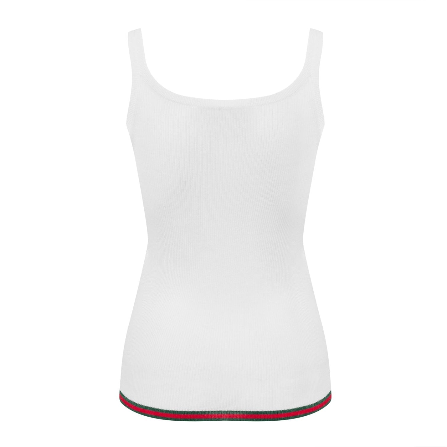 LUXURY HUB GUCCI FINE RIB CASHMERE AND SILK TANK TOP