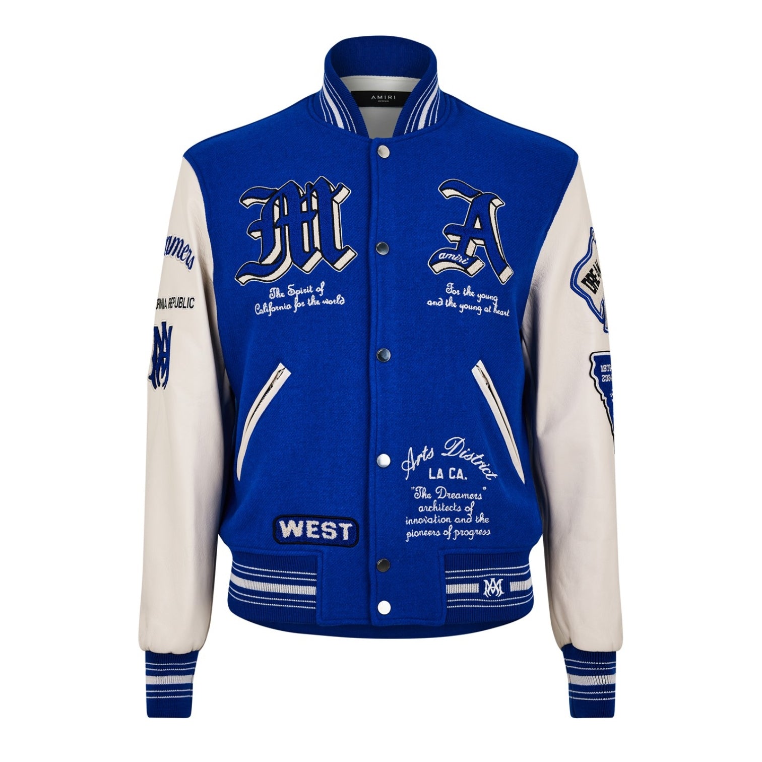 LUXURY HUB AMIRI DREAM VARSITY JACKET