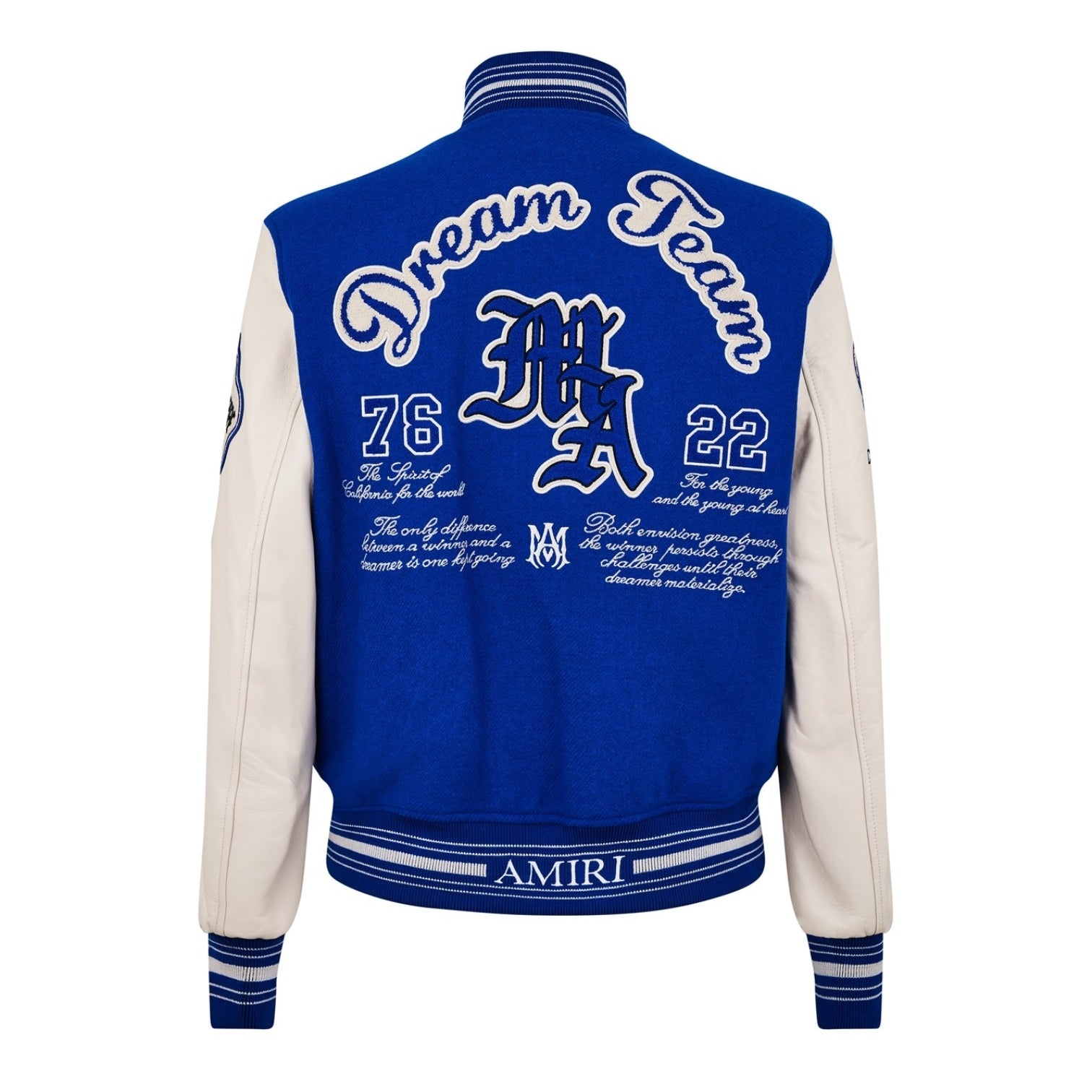 LUXURY HUB AMIRI DREAM VARSITY JACKET