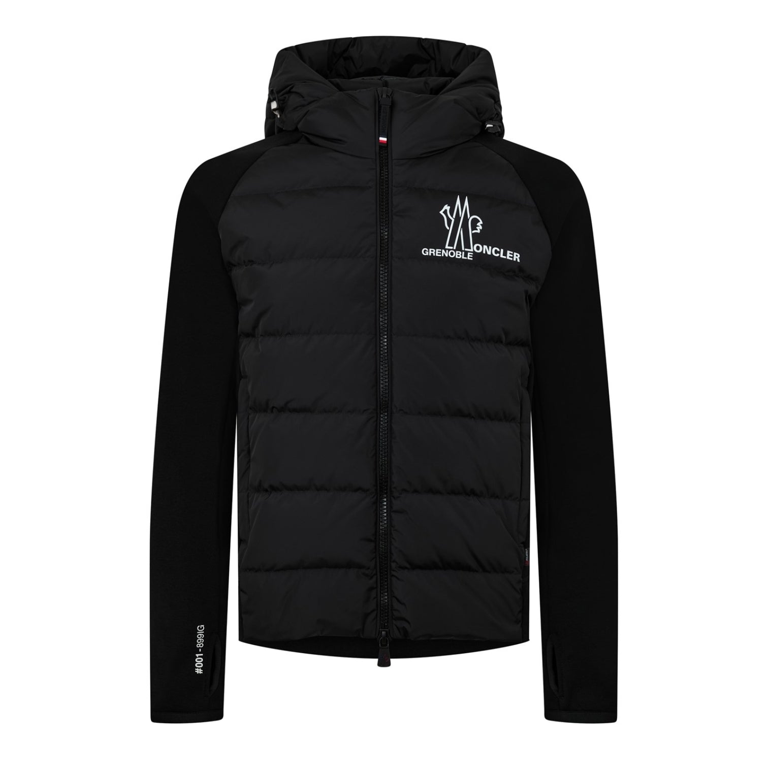 LUXURY HUB MONCLER GRENOBLE HYBRID LOGO JACKET