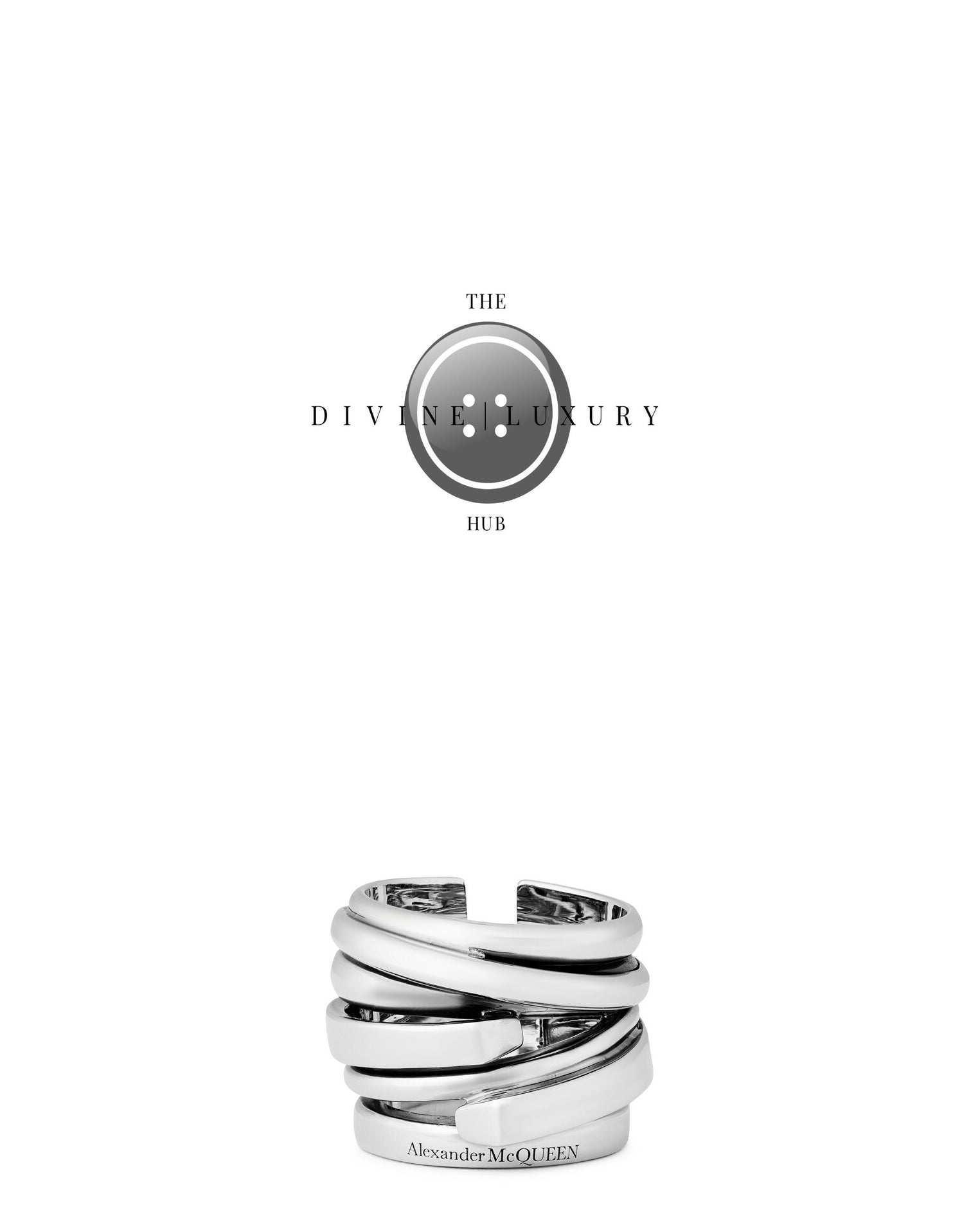 LUXURY HUB ALEXANDER MCQUEEN ALEX ACCUM RING