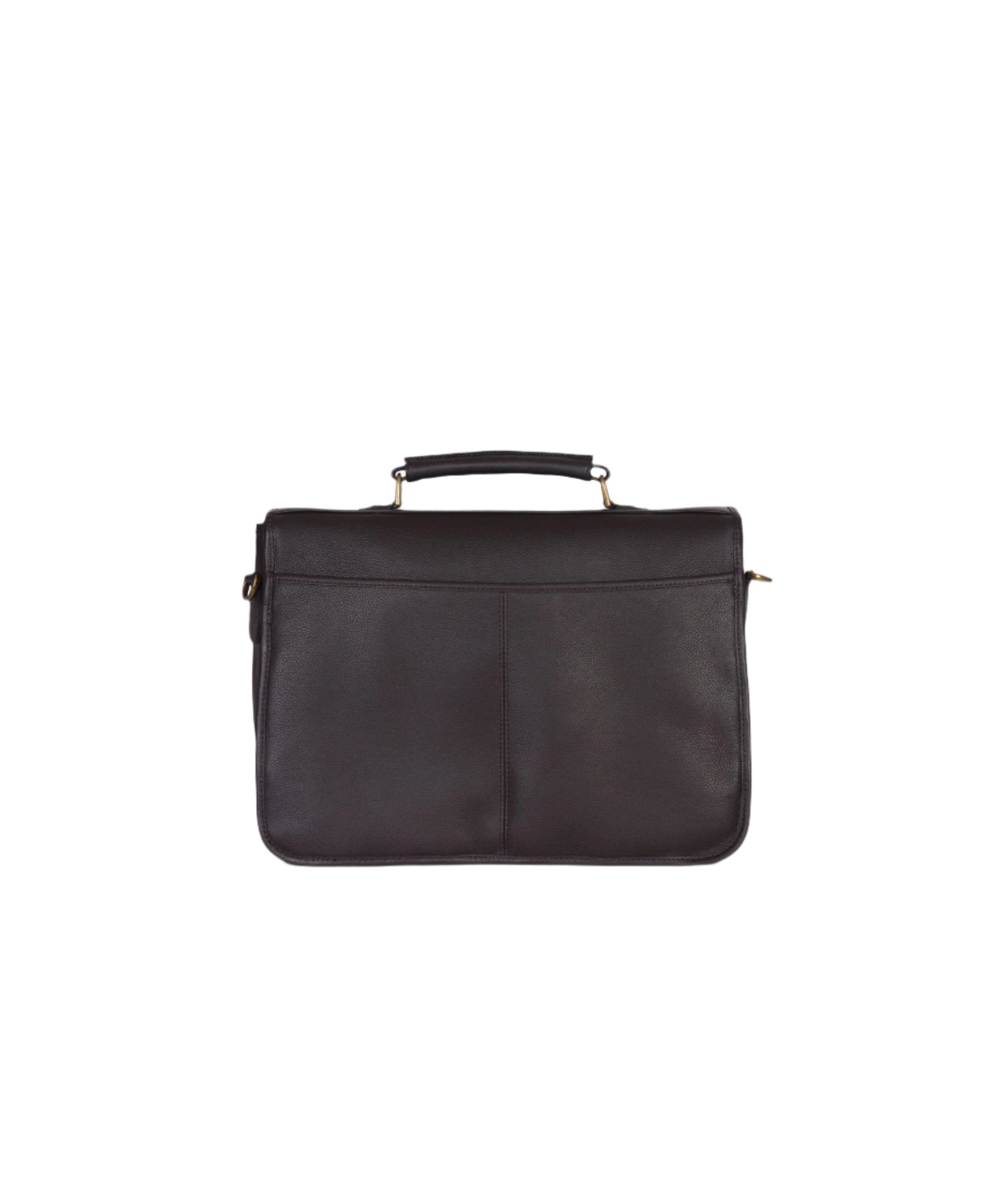 LUXURY HUB BARBOUR LEATHER BRIEFCASE