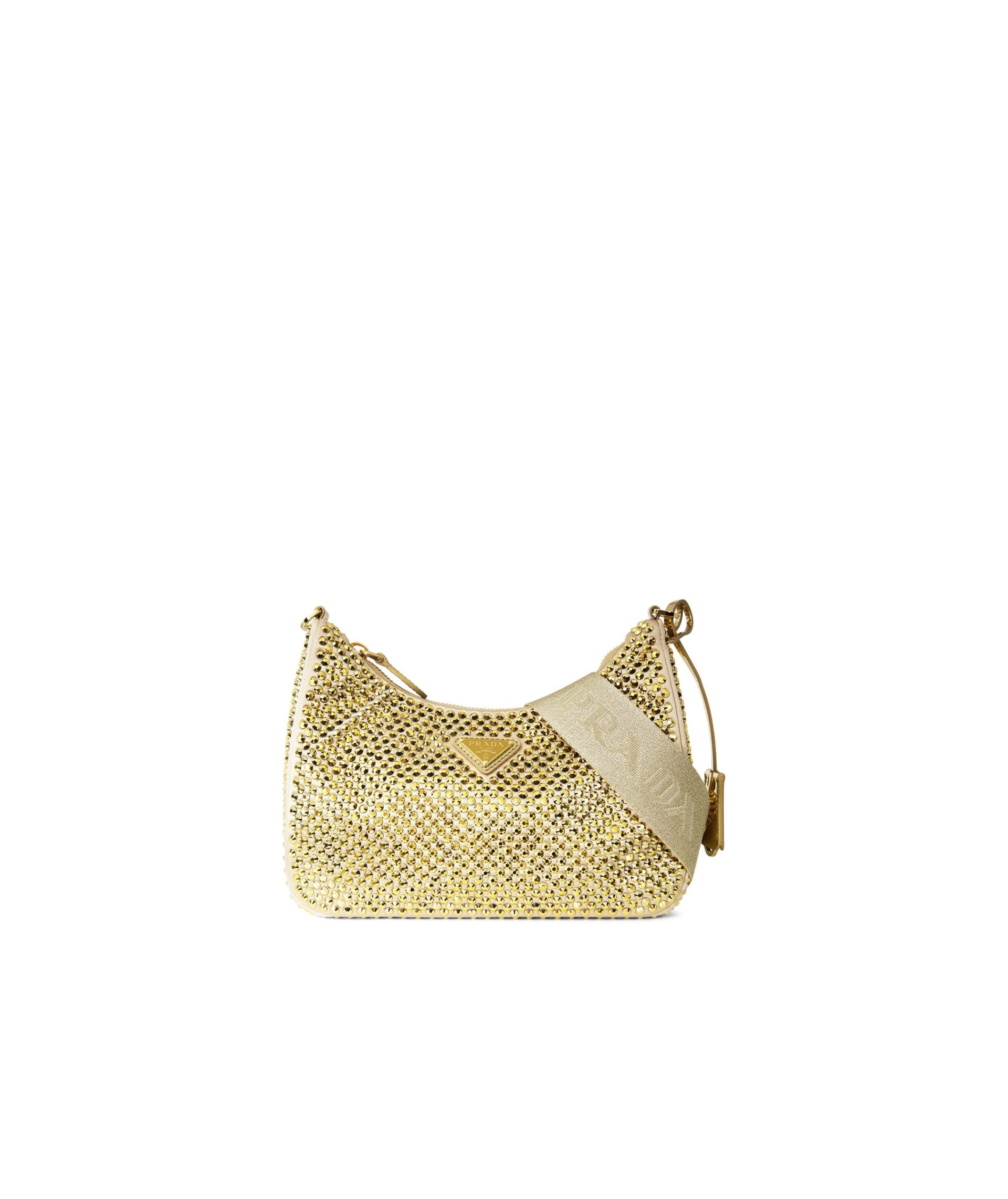 LUXURY HUB PRADA CRYSTAL EMBELLISHED RE-EDITION BAG