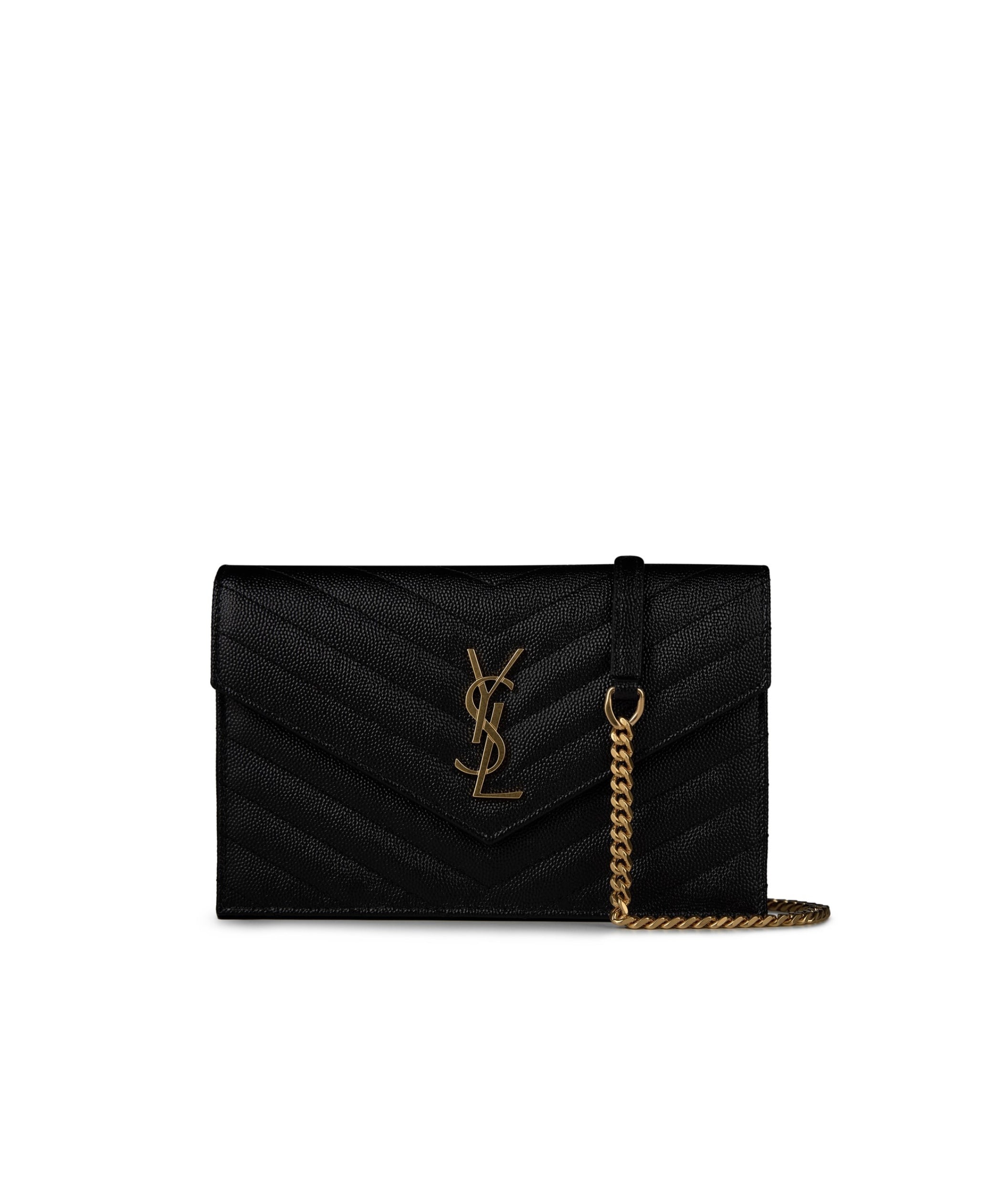 LUXURY HUB SAINT LAURENT MONOGRAM ENVELOPE CROSSBODY BAG