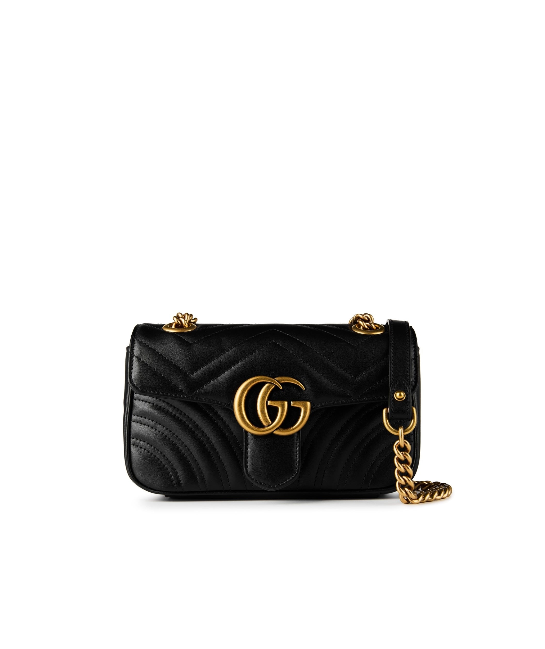 LUXURY HUB GUCCI GG MARMONT MATELLASSÉ MINI BAG