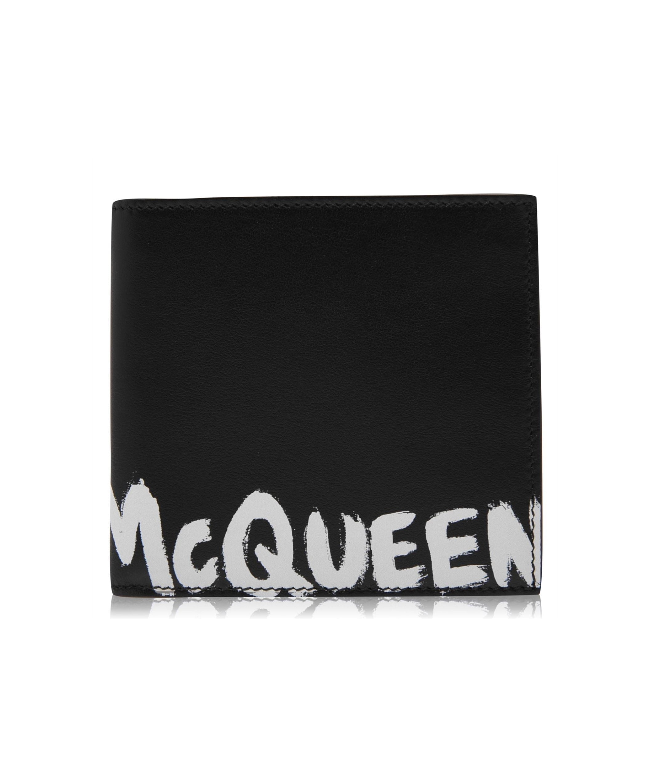 LUXURY HUB ALEXANDER MCQUEEN GRAFFITI WALLET