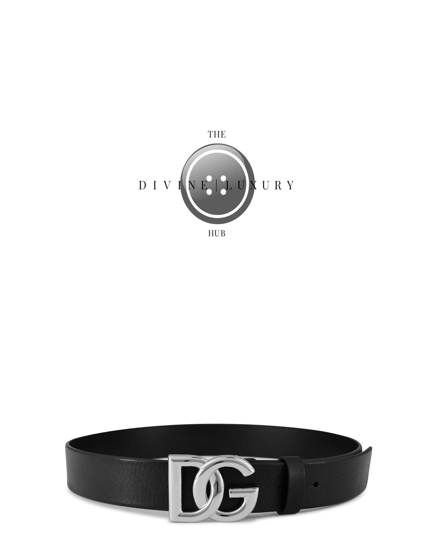 LUXURY HUB DOLCE AND GABBANA LUX LEATHER CROSSOVER LOGO BUCKLE BELT